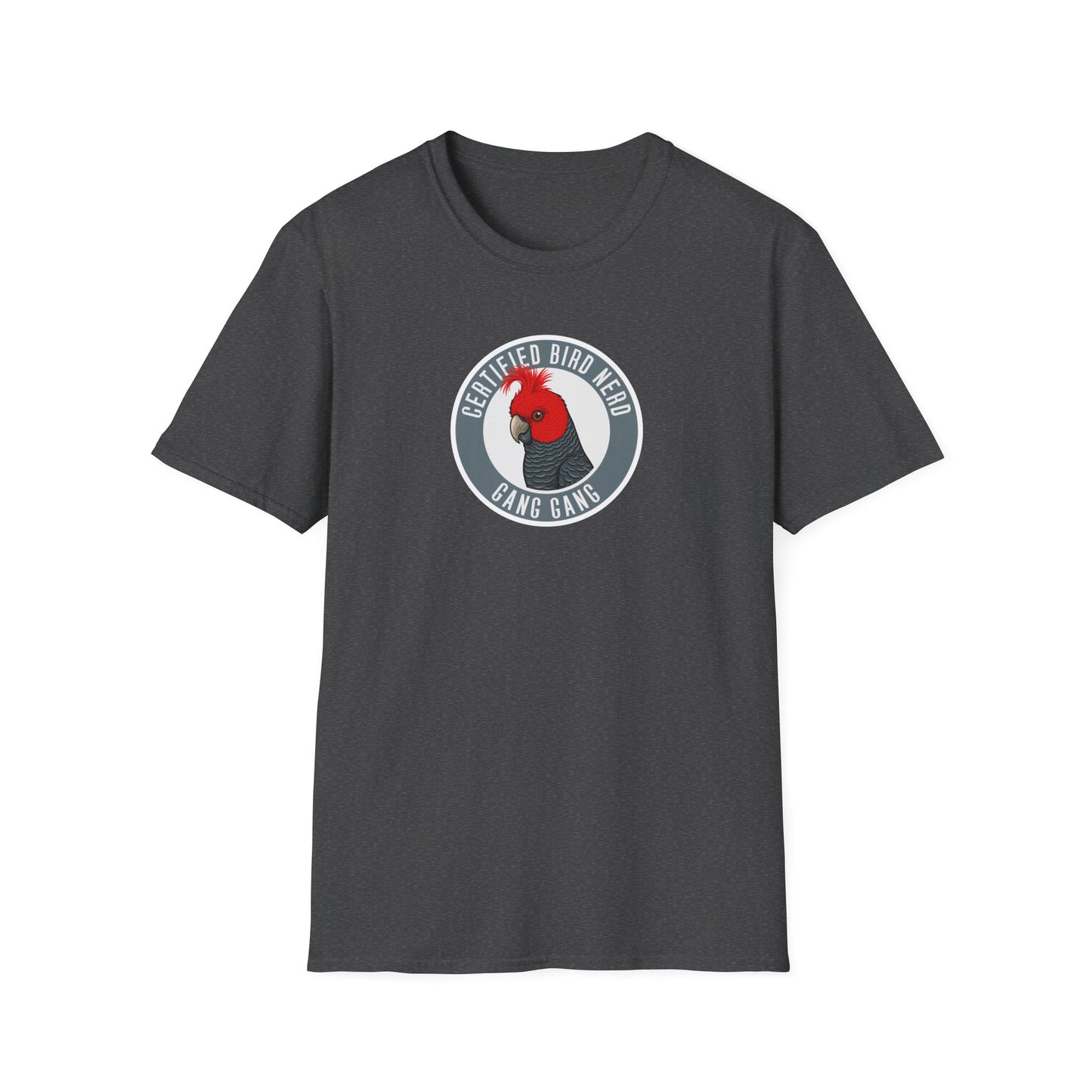 Gang Gang Cockatoo T-Shirt, Certified Bird Nerd Shirt, Australian Bird Tee, Birdwatching Gift, Wildlife Lover Tee, Cockatoo Shirt