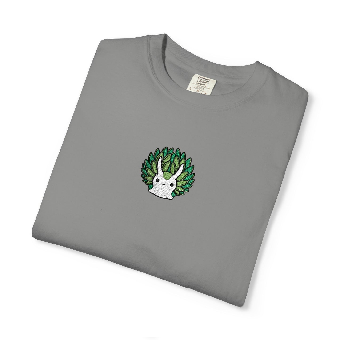 Sea Sheep Embroidered Comfort Colors T-Shirt, Cute Sea Slug Shirt, Nudibranch Tee, Ocean Animal Gift, Marine Biology Embroidered Shirt