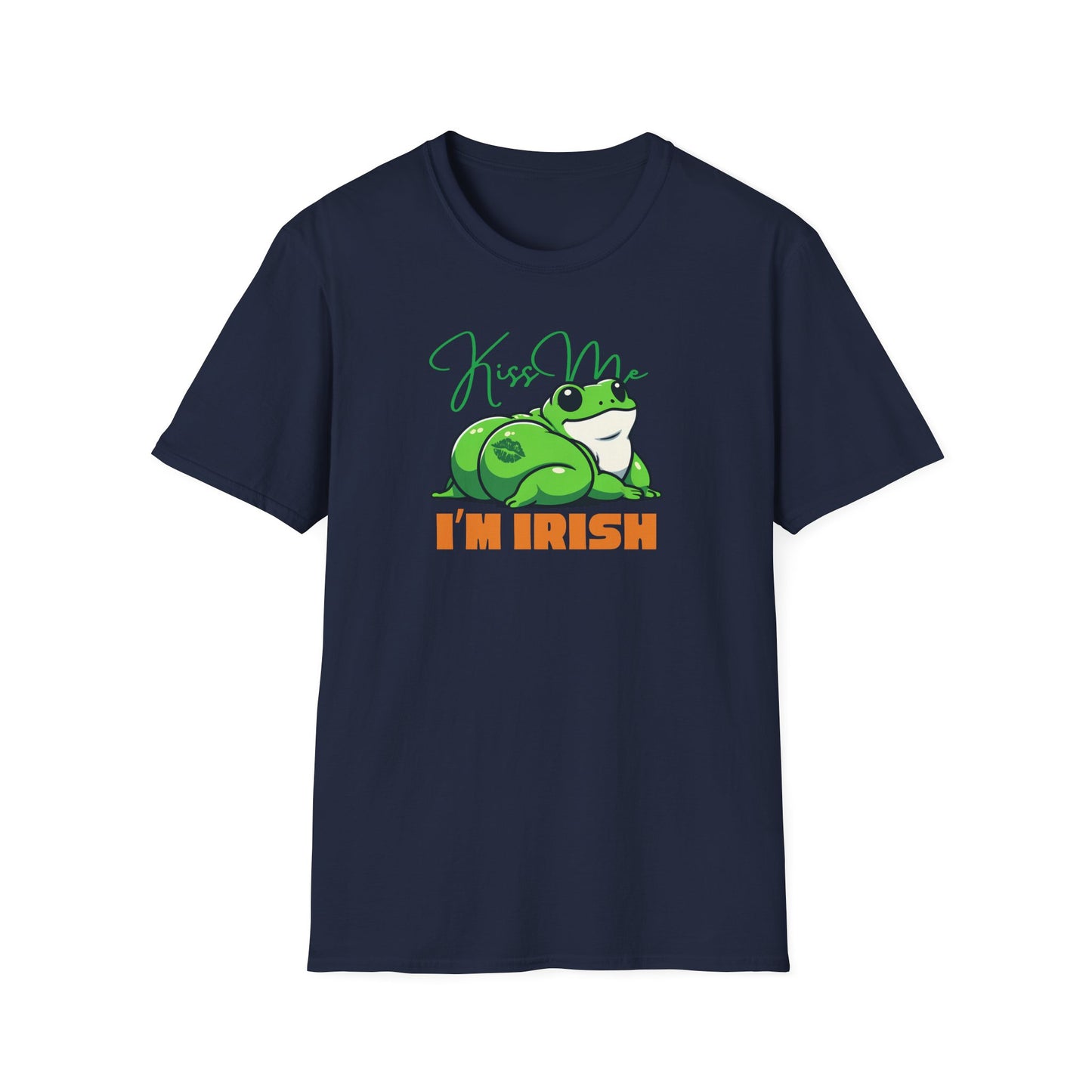 Frog St Patrick’s Day T-Shirt, Kiss Me I’m Irish Frog Shirt, Frog Lover Tee, Amphibian St Paddy’s Day Shirt, Irish Party Tee