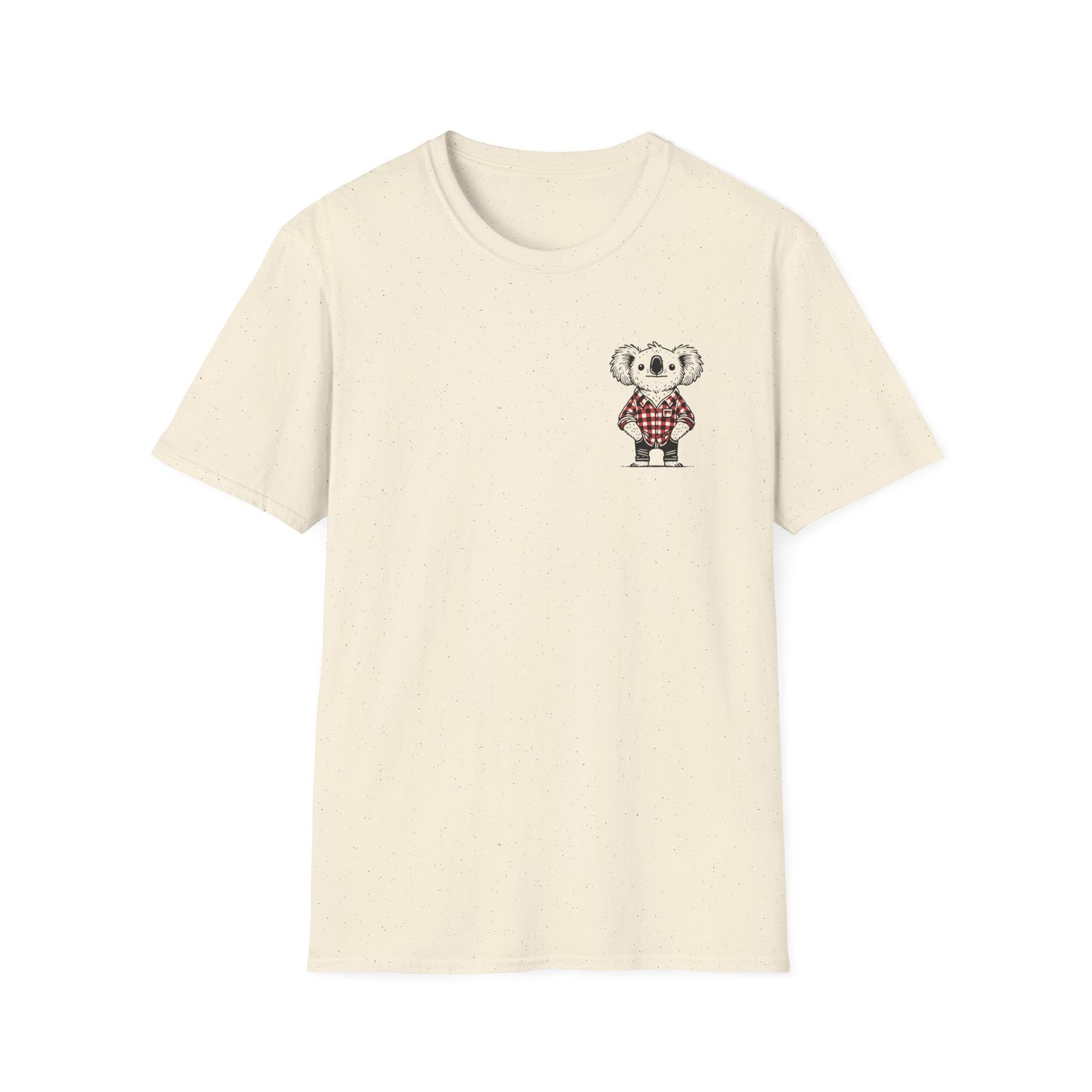 Whimsical Koala T-Shirt, Cute Koala Shirt, Funny Aussie Animal Tee, Australian Wildlife Shirt, Koala Gift, Quirky Animal Pocket Print
