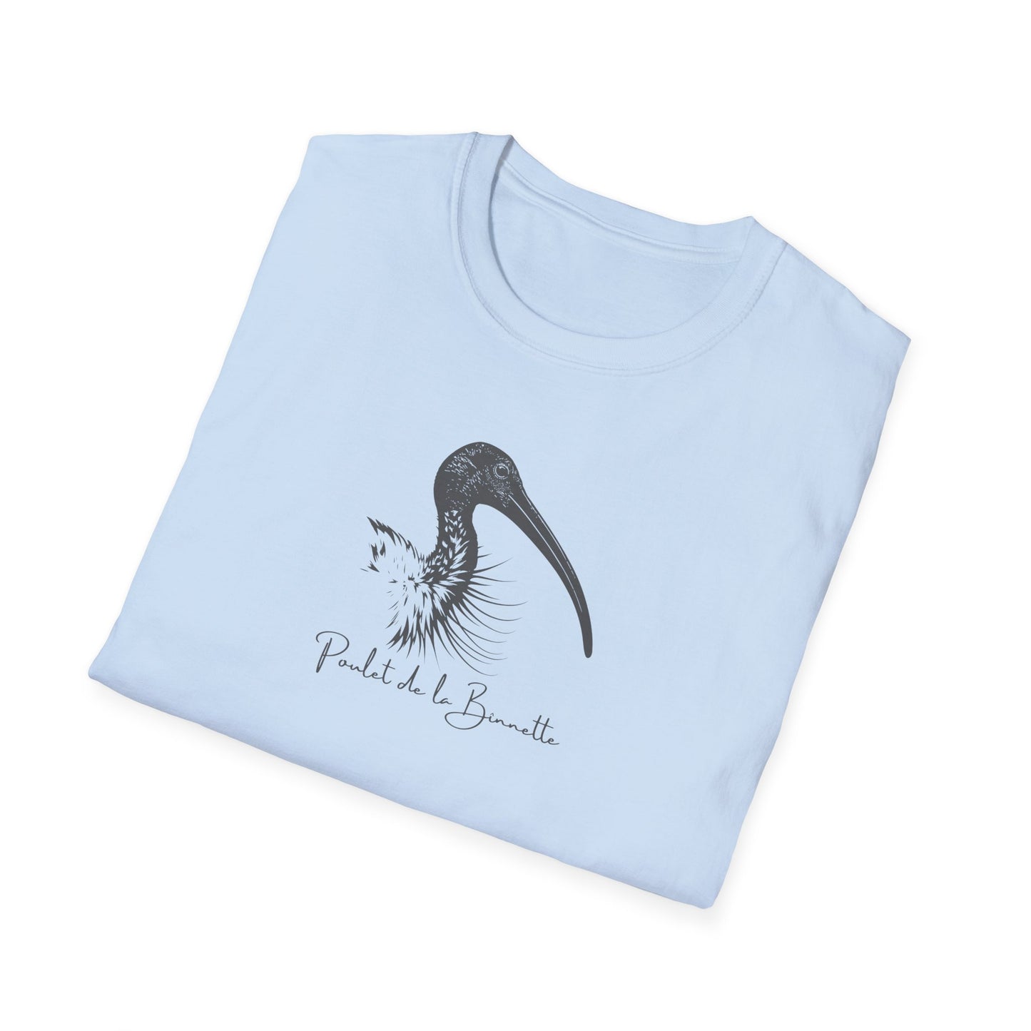 White Ibis T-Shirt, Bin Chicken Shirt, Australian Bird Tee, Ibis Graphic T-Shirt, Australian Wildlife Shirt, Bird Lover Gift, Aussie Nature Tee