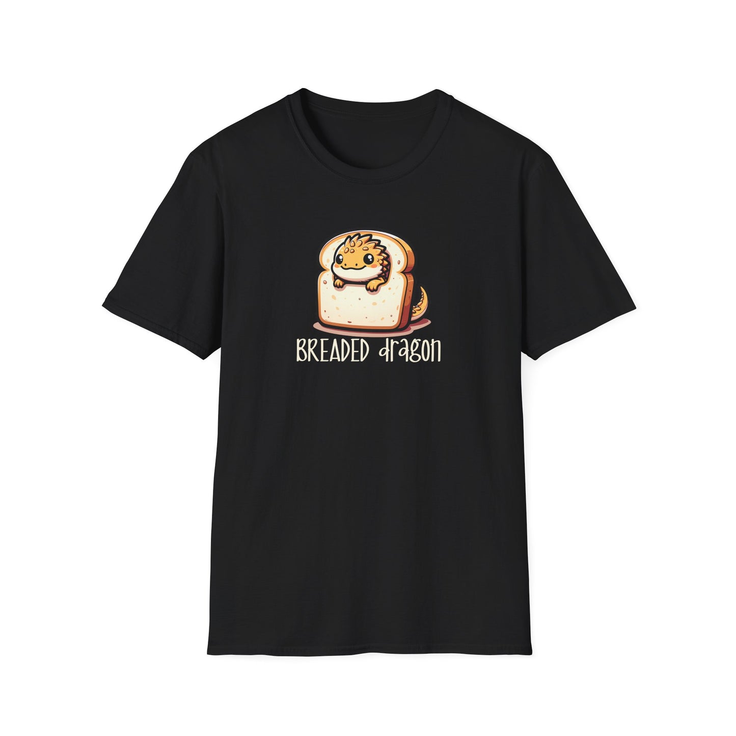 Breaded Dragon T-Shirt, Bearded Dragon Pun Shirt, Cute Reptile Lover Tee, Lizard Gift, Beardie Mom Dad Shirt, Food Pun Graphic Tee