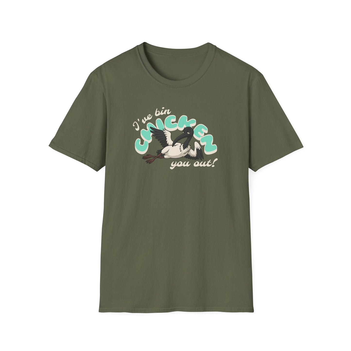 Bin Chicken T-Shirt Funny Ibis Shirt, I’ve Bin Chicken You Out Tee, Australian Bird Humor, Ibis Graphic Shirt
