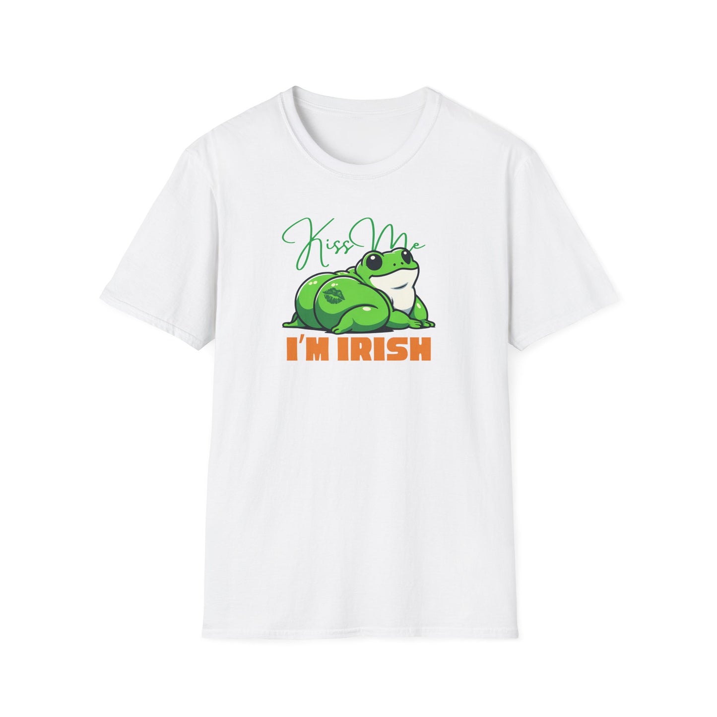 Frog St Patrick’s Day T-Shirt, Kiss Me I’m Irish Frog Shirt, Frog Lover Tee, Amphibian St Paddy’s Day Shirt, Irish Party Tee