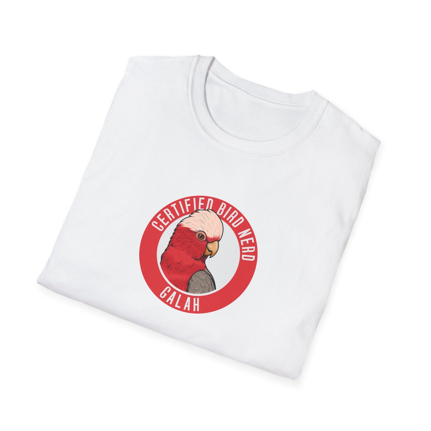 Galah T-Shirt, Certified Bird Nerd Shirt, Australian Bird Tee, Pink Cockatoo Shirt, Birdwatching Gift, Wildlife Lover Tee