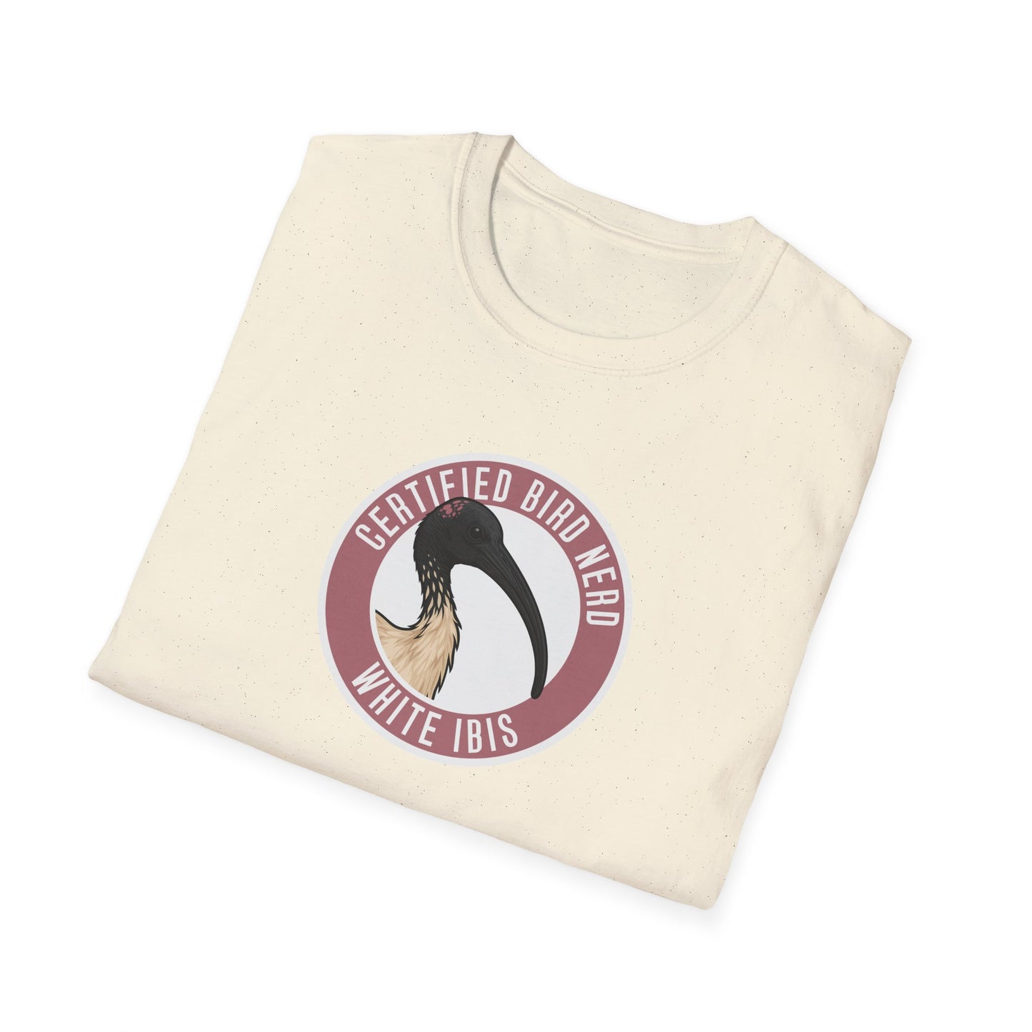 White Ibis T-Shirt, Certified Bird Nerd Shirt, Australian Bird Tee, Birdwatching Gift, Bin Chicken Shirt, Wildlife Graphic Tee