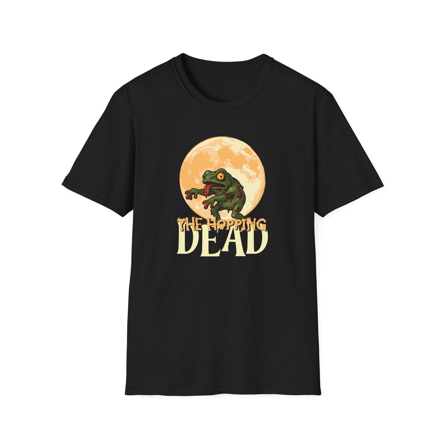 The Hopping Dead Frog T-Shirt, Zombie Frog Shirt, Frog Lover Tee, Halloween Amphibian Shirt, Creepy Cute Wildlife Gift