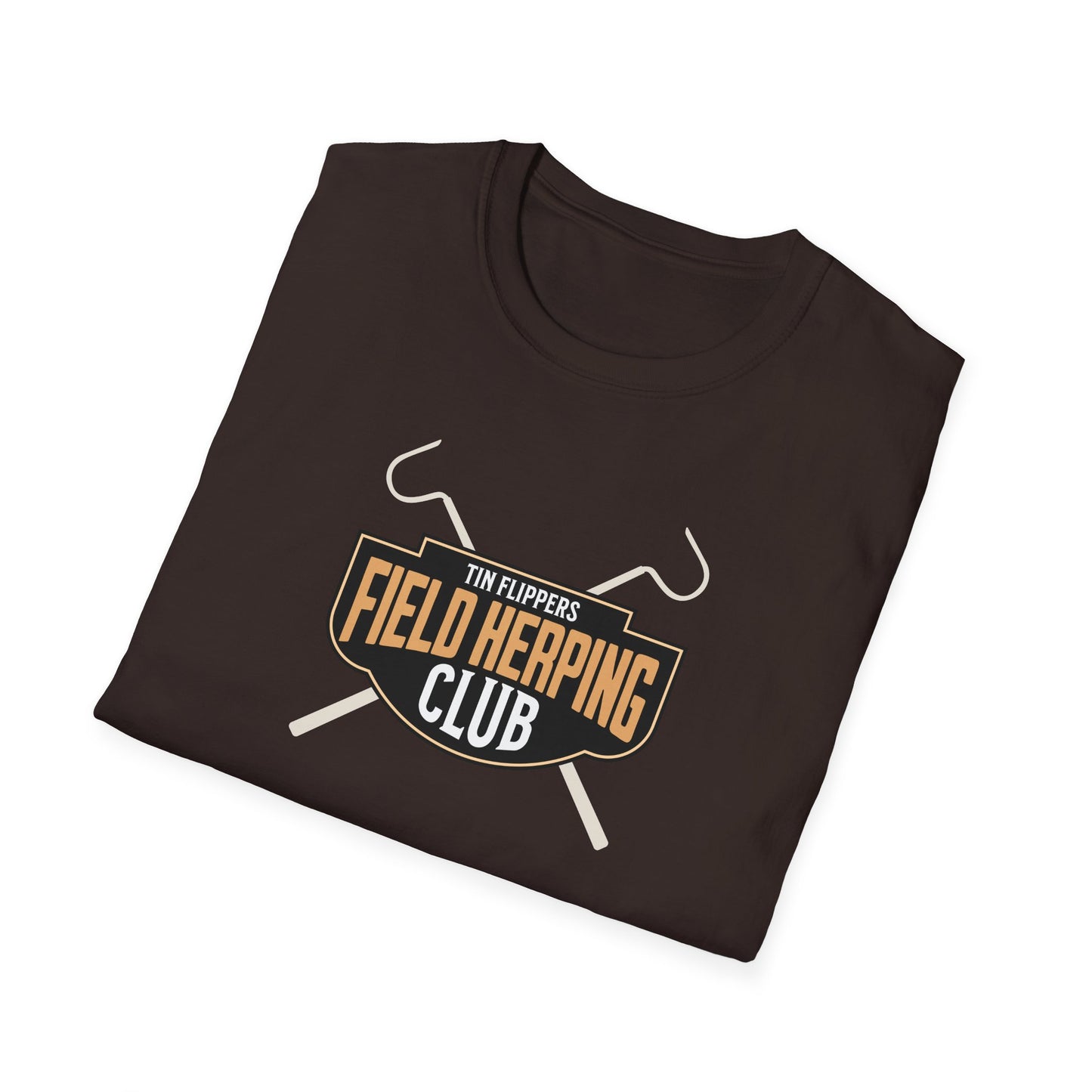 Field Herping Club T-Shirt, Tin Flippers Shirt, Reptile Lover Tee, Snake Hook Graphic Shirt, Herper Gift, Wildlife Club Tee