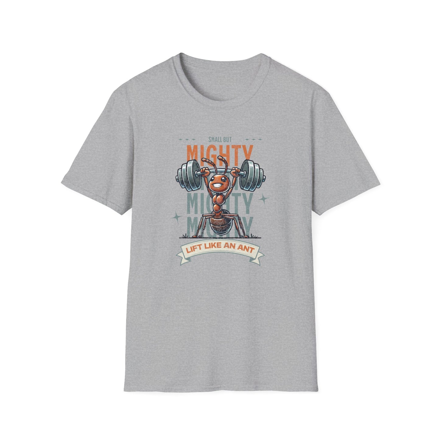 Ant Weightlifting T-Shirt, Small But Mighty Gym Shirt, Lift Like An Ant Tee, Fitness Insect Shirt, Workout Gift, Bug Lover Shirt