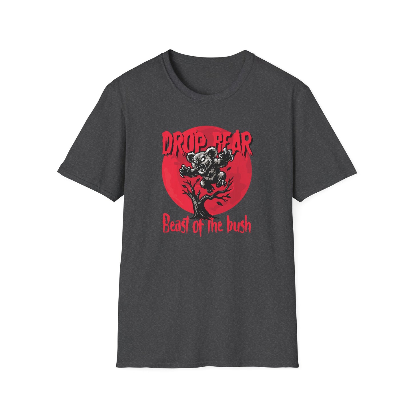 Drop Bear T-Shirt, Australian Mythical Creature Shirt, Aussie Wildlife Tee, Beast Of The Bush Shirt, Koala Horror Graphic Tee