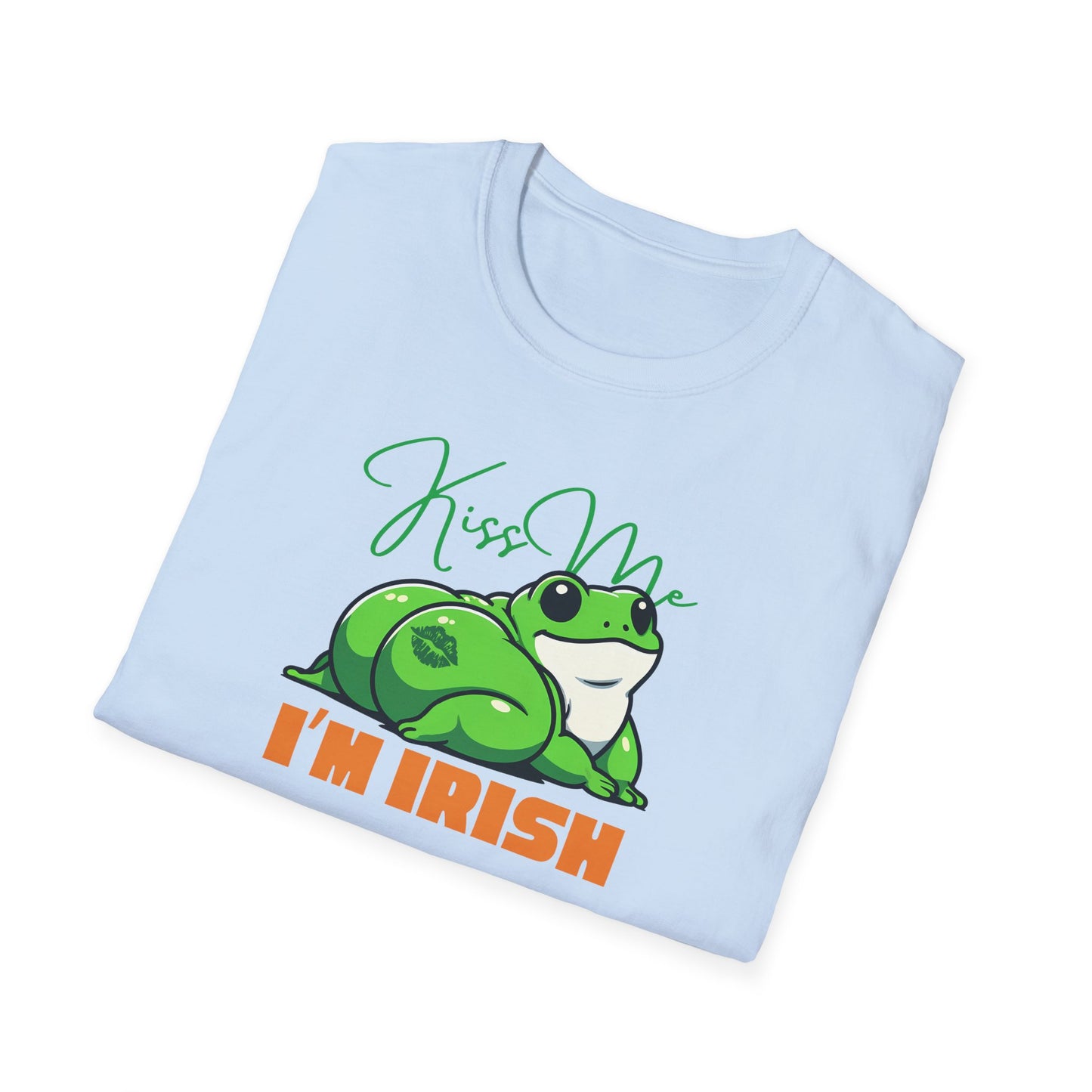 Frog St Patrick’s Day T-Shirt, Kiss Me I’m Irish Frog Shirt, Frog Lover Tee, Amphibian St Paddy’s Day Shirt, Irish Party Tee