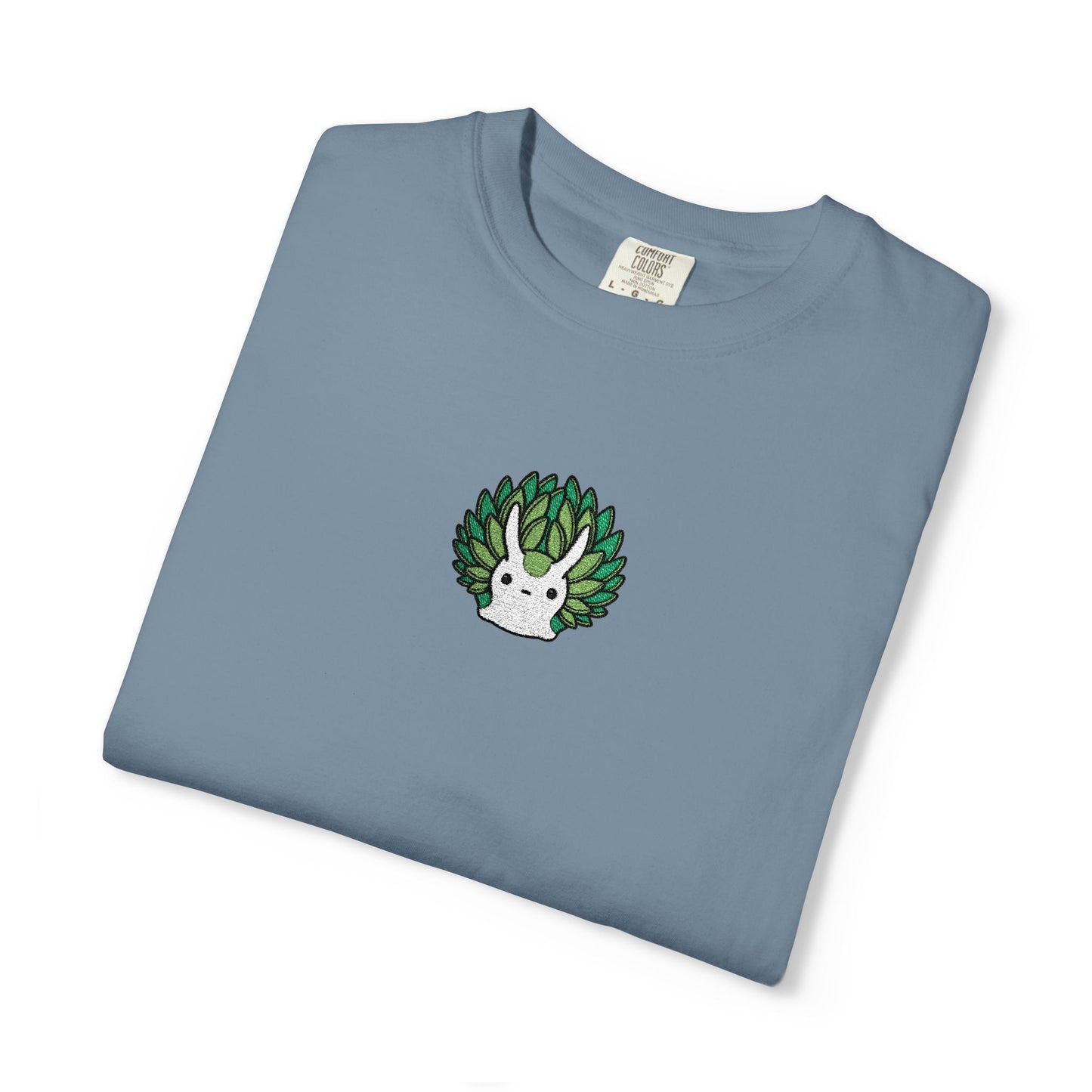 Sea Sheep Embroidered Comfort Colors T-Shirt, Cute Sea Slug Shirt, Nudibranch Tee, Ocean Animal Gift, Marine Biology Embroidered Shirt