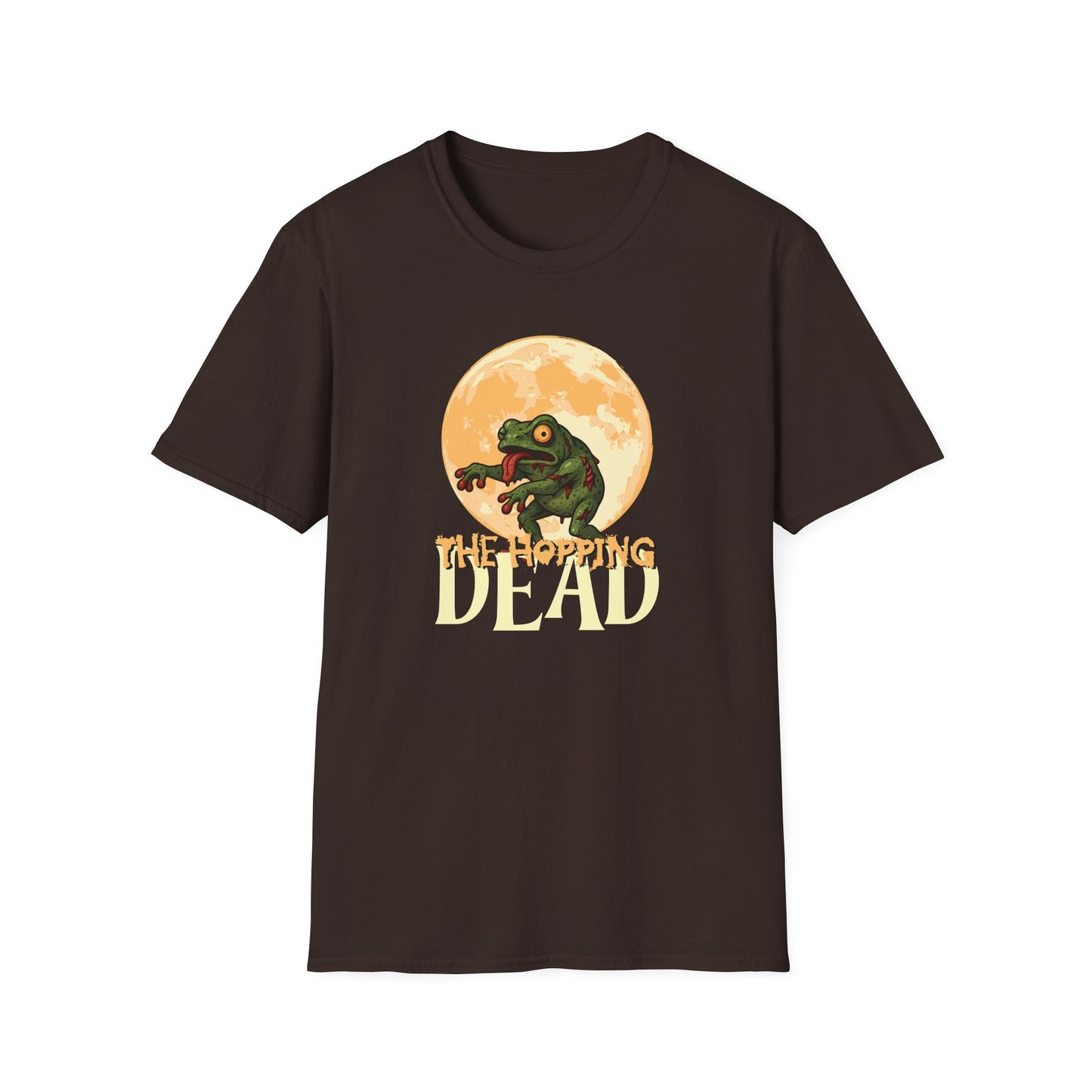The Hopping Dead Frog T-Shirt, Zombie Frog Shirt, Frog Lover Tee, Halloween Amphibian Shirt, Creepy Cute Wildlife Gift