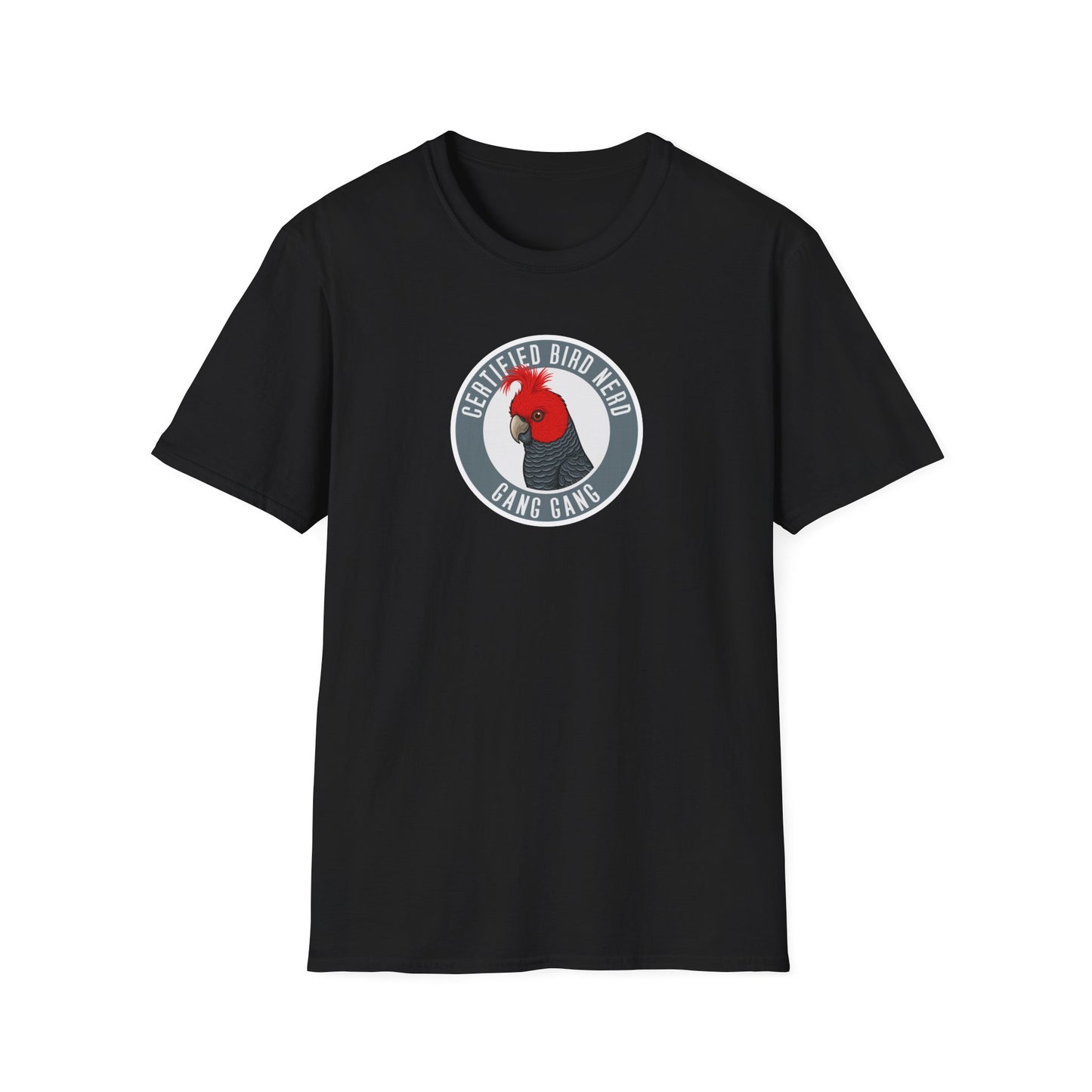 Gang Gang Cockatoo T-Shirt, Certified Bird Nerd Shirt, Australian Bird Tee, Birdwatching Gift, Wildlife Lover Tee, Cockatoo Shirt