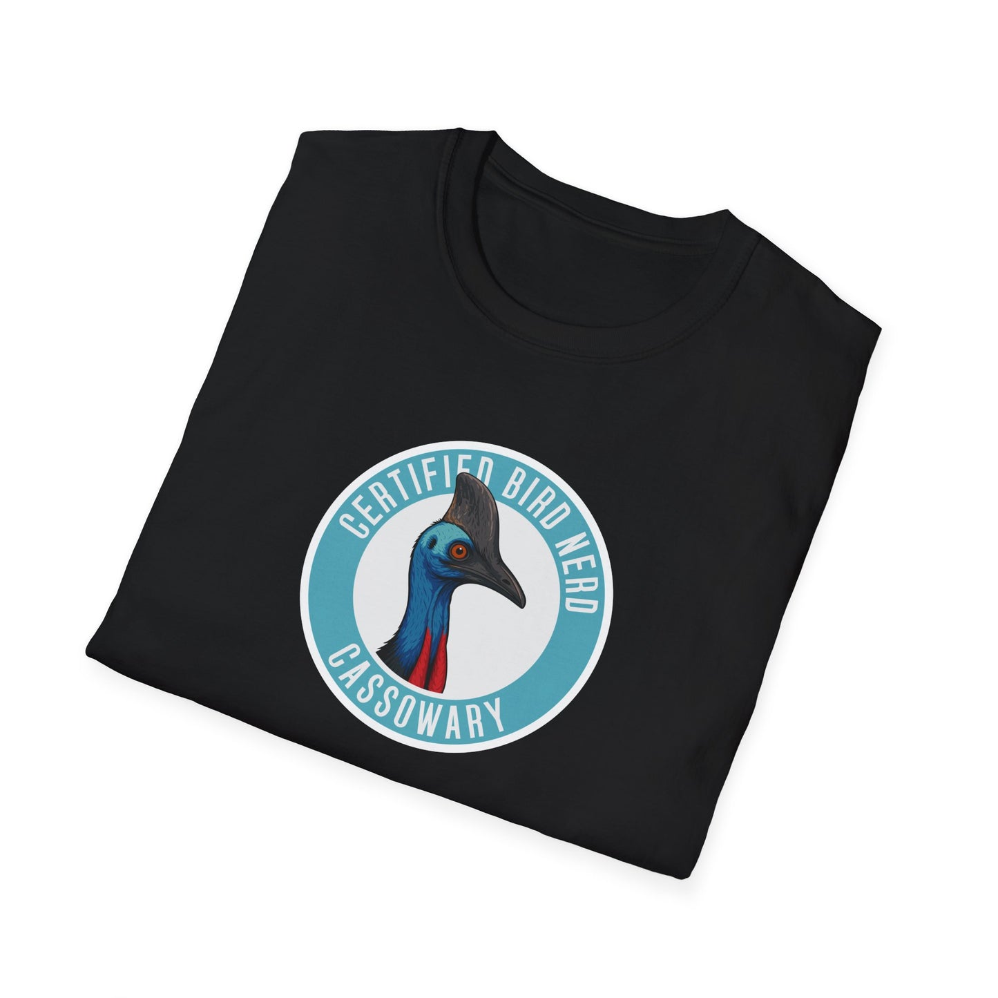 Cassowary T-Shirt, Certified Bird Nerd Shirt, Australian Bird Tee, Wildlife Lover Gift, Birdwatching Shirt, Rainforest Animal Tee