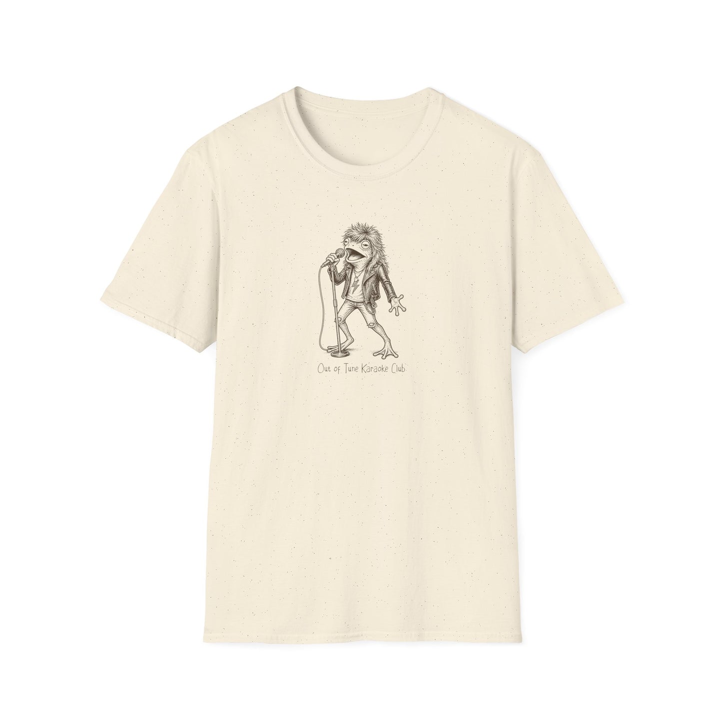 Out of Tune Karaoke Club T-Shirt, Funny Frog Shirt, Singing Frog Tee, Music Lover Shirt, Karaoke Shirt, Weird Animal Humor Tee