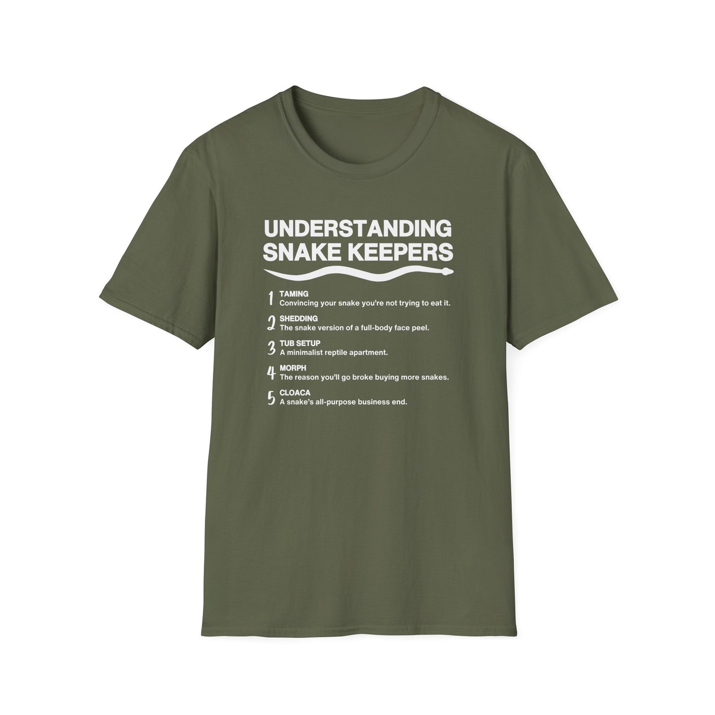 Understanding Snake Keepers T-Shirt, Snake Lover Shirt, Reptile Keeper Tee, Herpetology Gift, Snake Mom Dad Shirt, Exotic Pet Owner Tee