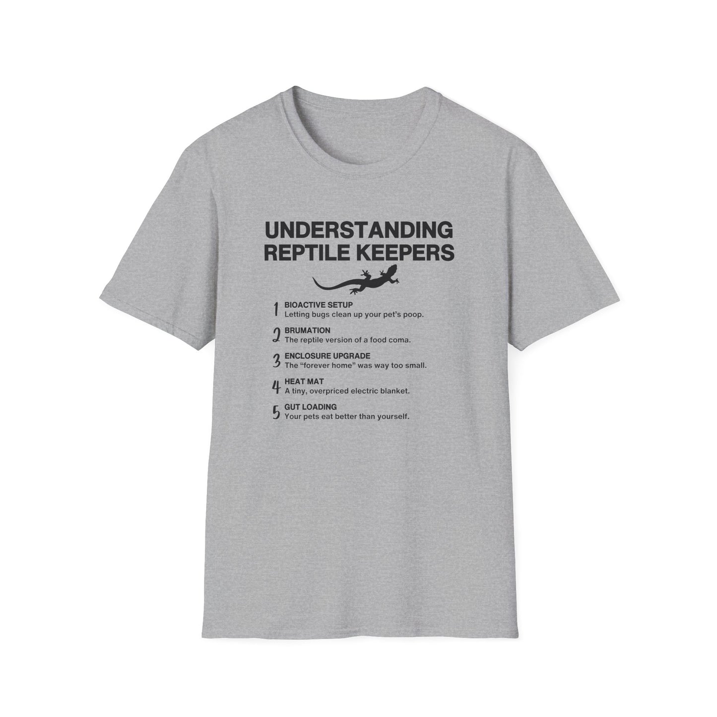 Understanding Reptile Keepers T-Shirt, Reptile Lover Shirt, Herpetology Tee, Lizard Keeper Gift, Bioactive Setup Shirt, Snake Owner Tee