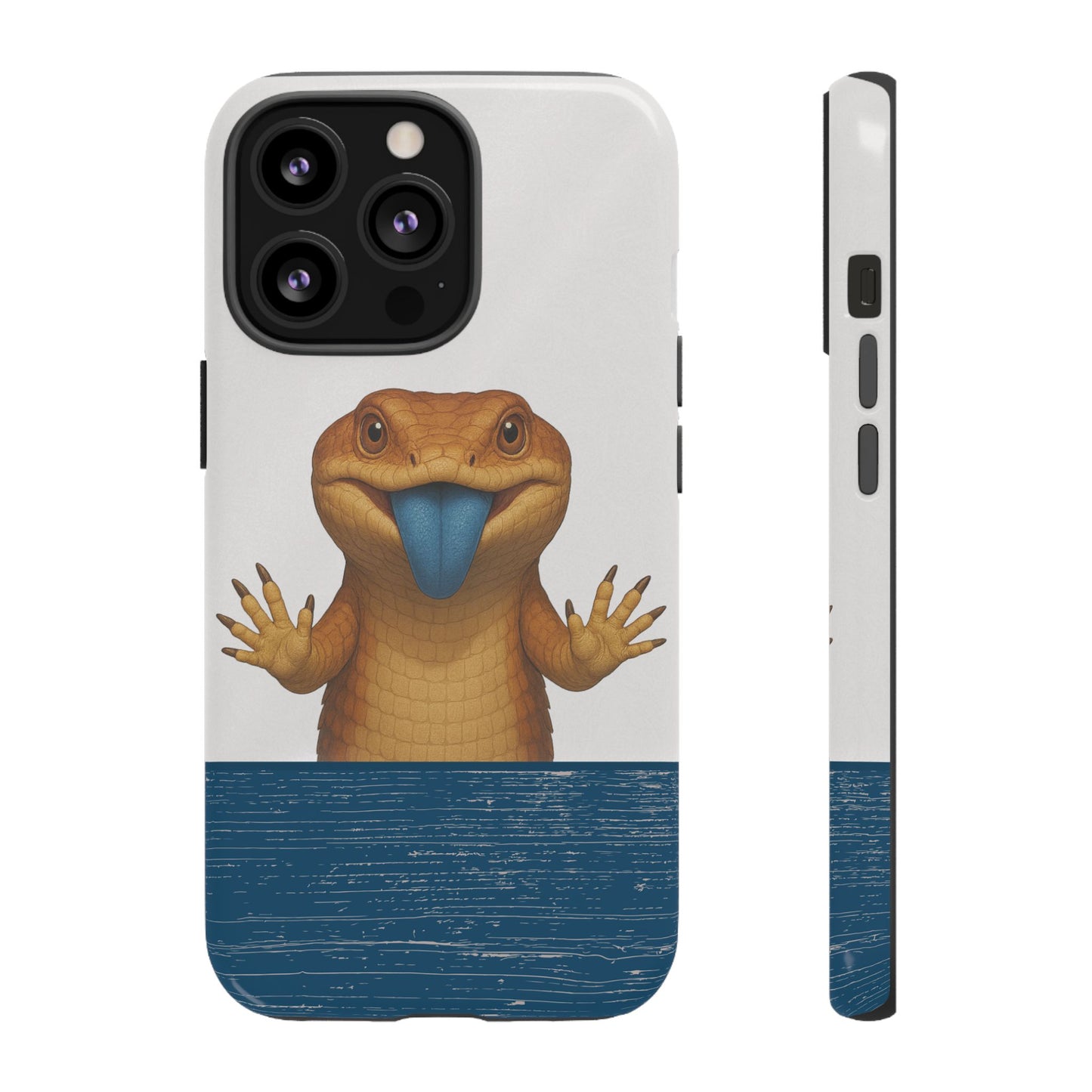 Blue-tongued Lizard iPhone Case – Glass Surfer Australian Wildlife Design