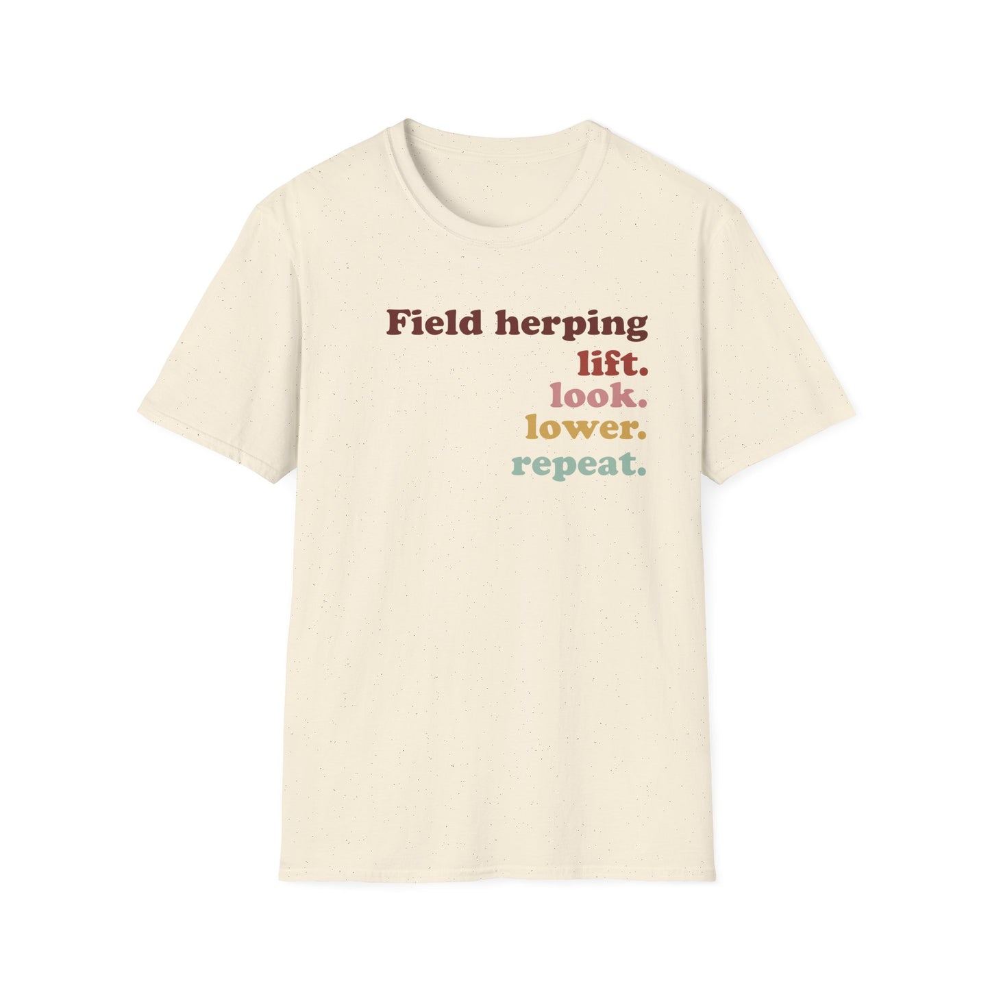 Field Herping T-Shirt, Lift Look Lower Repeat Shirt, Reptile Lover Tee, Herper Gift, Snake Lover Shirt, Wildlife Graphic Tee