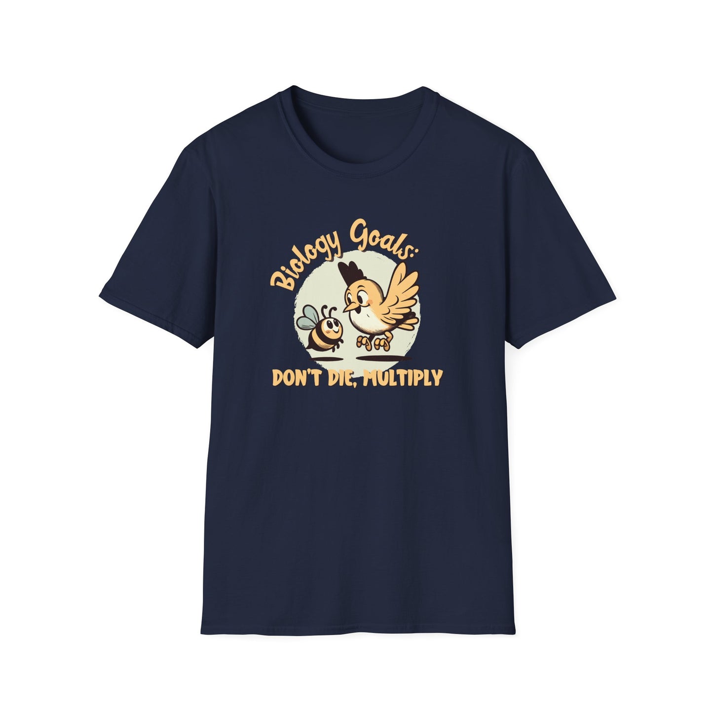Biology Goals T-Shirt, Don’t Die Multiply Shirt, Biology Teacher Tee, Science Student Gift, Bird And Bee Shirt, Evolution Graphic Tee