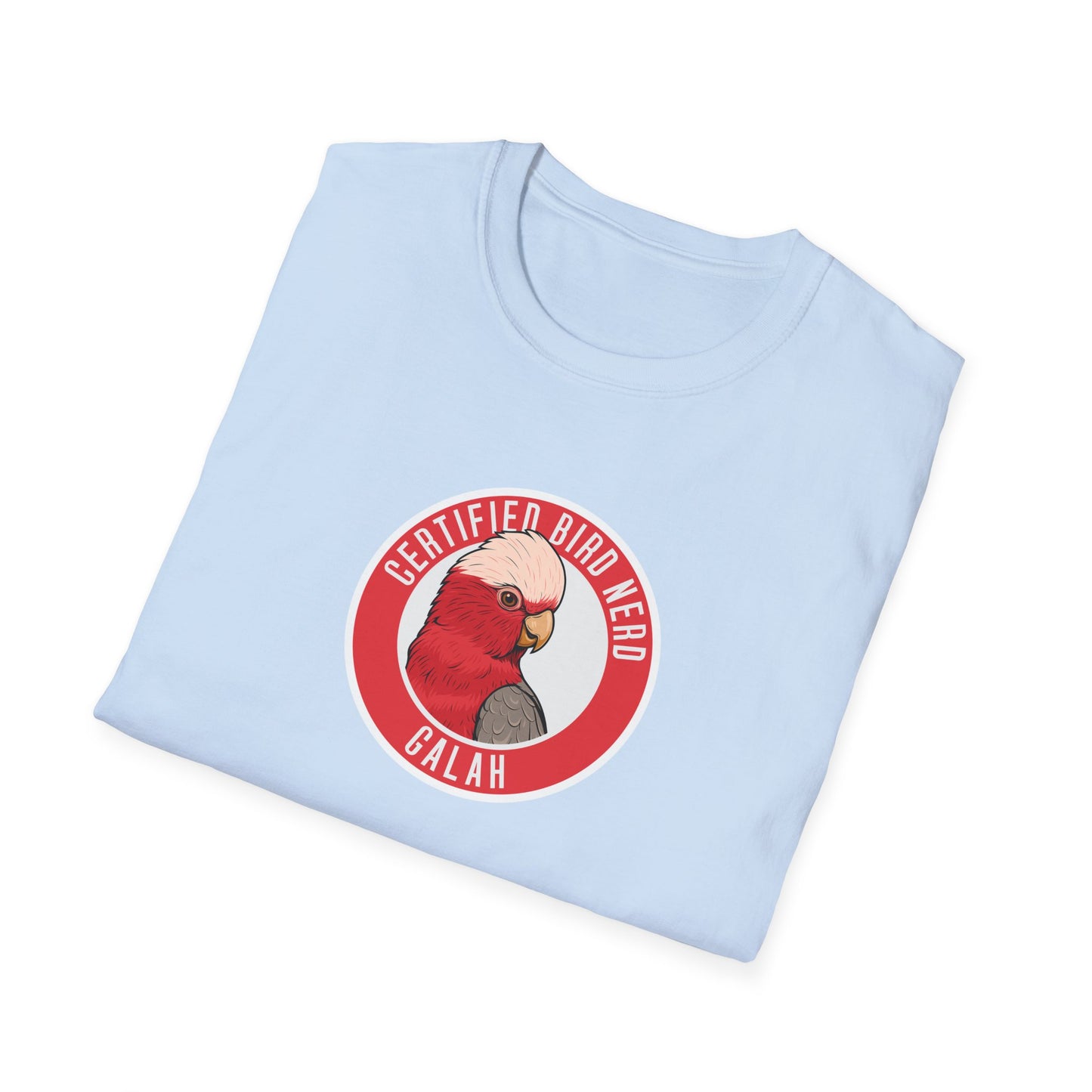 Galah T-Shirt, Certified Bird Nerd Shirt, Australian Bird Tee, Pink Cockatoo Shirt, Birdwatching Gift, Wildlife Lover Tee