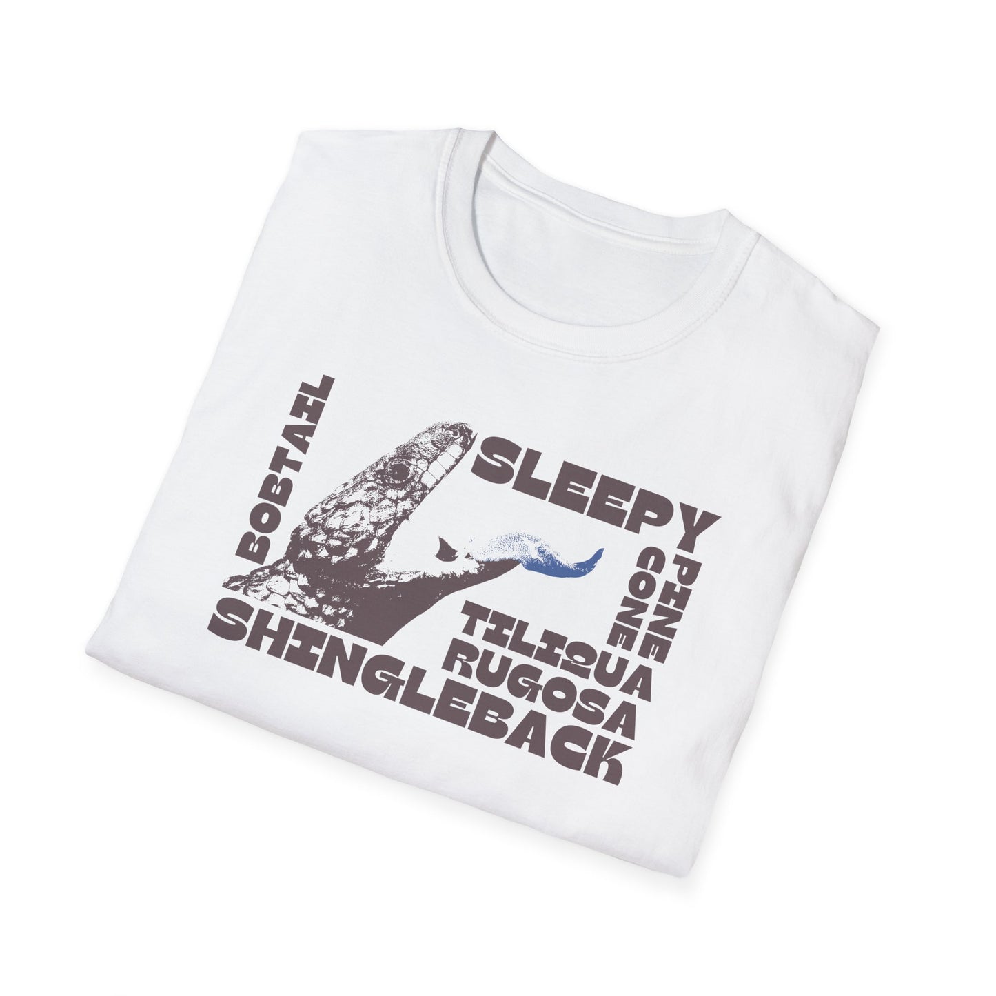 Shingleback Lizard T-Shirt, Tiliqua Rugosa Tee, Blue Tongue Skink Shirt, Australian Reptile Shirt, Sleepy Bobtail Tee, Herpetology Gift