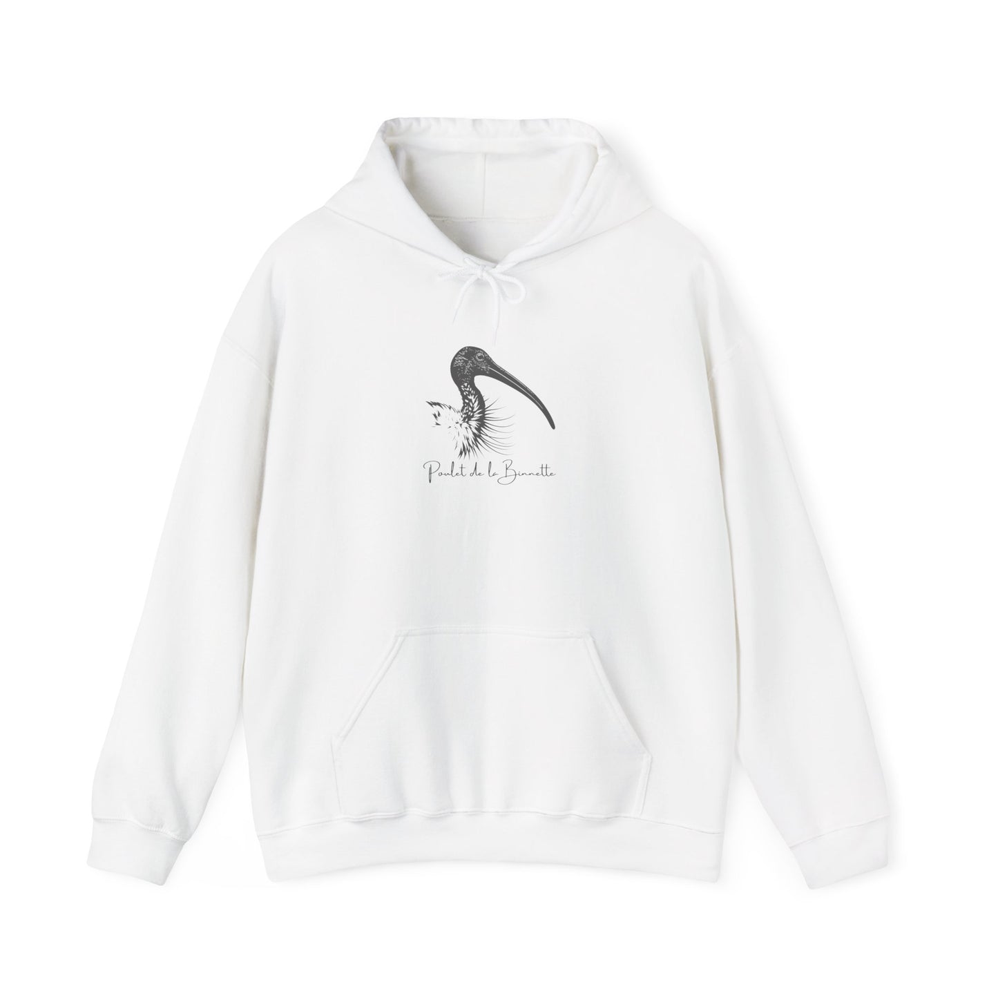 Fancy Ibis Hoodie, Bin Chicken Hoodie, Funny Australian Bird Hoodie, Elegant Ibis Sweatshirt, Aussie Humor Hoodie, White Ibis Hoodie, Bird Lover Gift