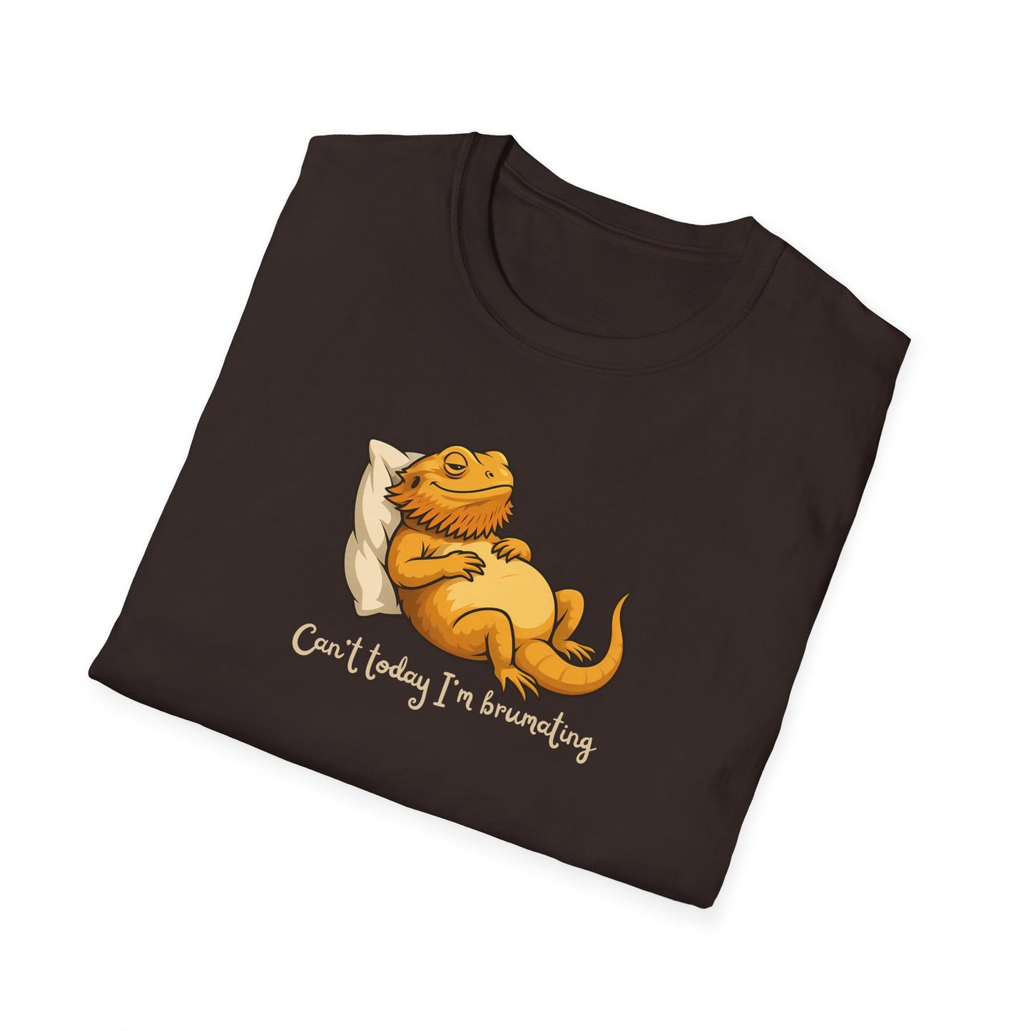 Can’t Today I’m Brumating Bearded Dragon T-Shirt, Funny Beardie Tee, Reptile Lover Shirt, Lazy Lizard Shirt, Herpetology Gift, Bearded Dragon Gift