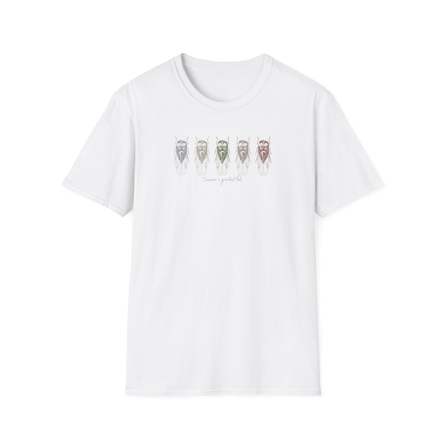 Cicada T-Shirt Summer’s Greatest Hits, Funny Bug Shirt, Cicada Lover Tee, Entomology T-Shirt, Nature Nerd Shirt, Insect Graphic Tee, Summer Vibes Shirt