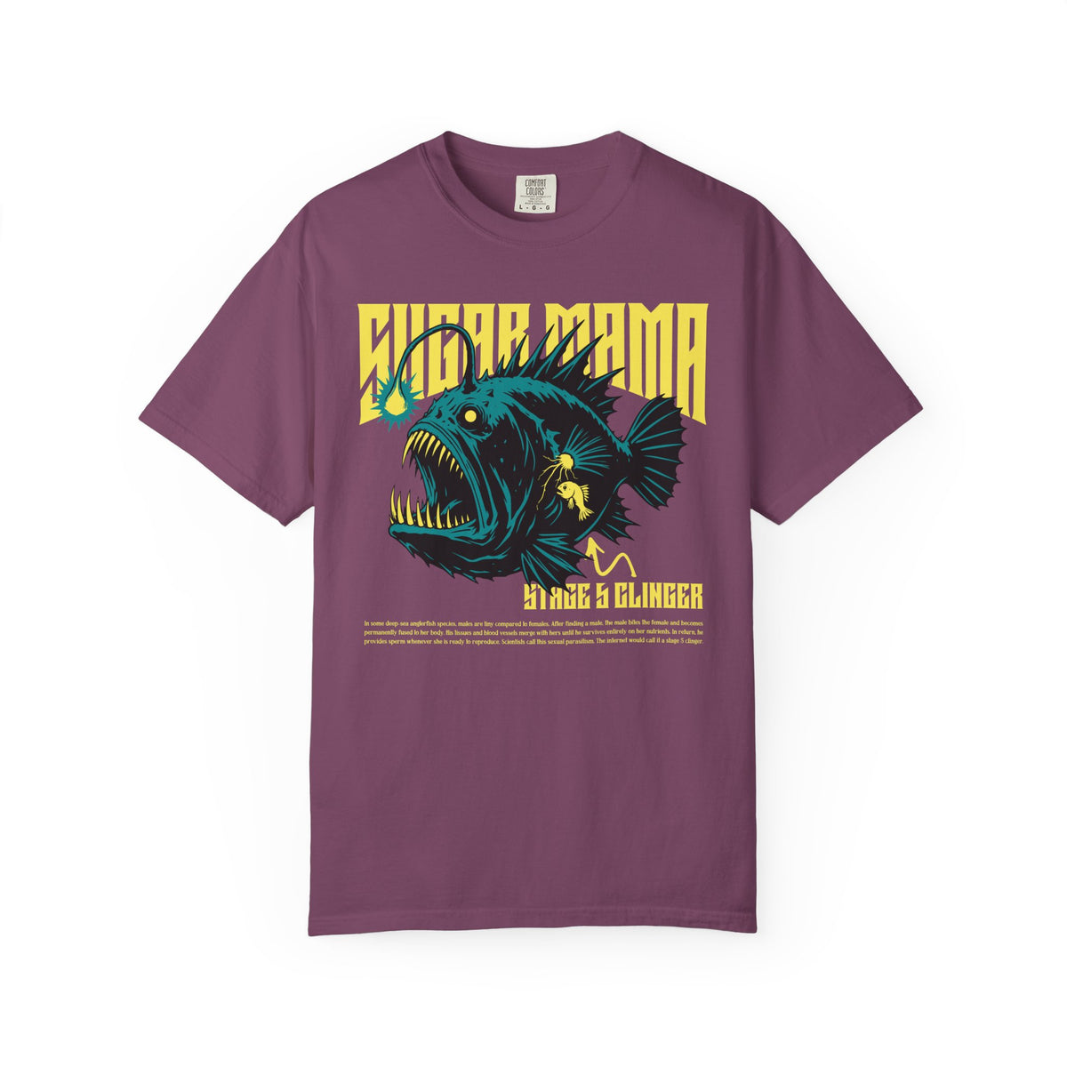 Angler Fish Shirt, Comfort Colors Deep Sea Fish Tee, Marine Biology T Shirt, Ocean Lover Gift, Funny Anglerfish Graphic Tee, Science Shirt