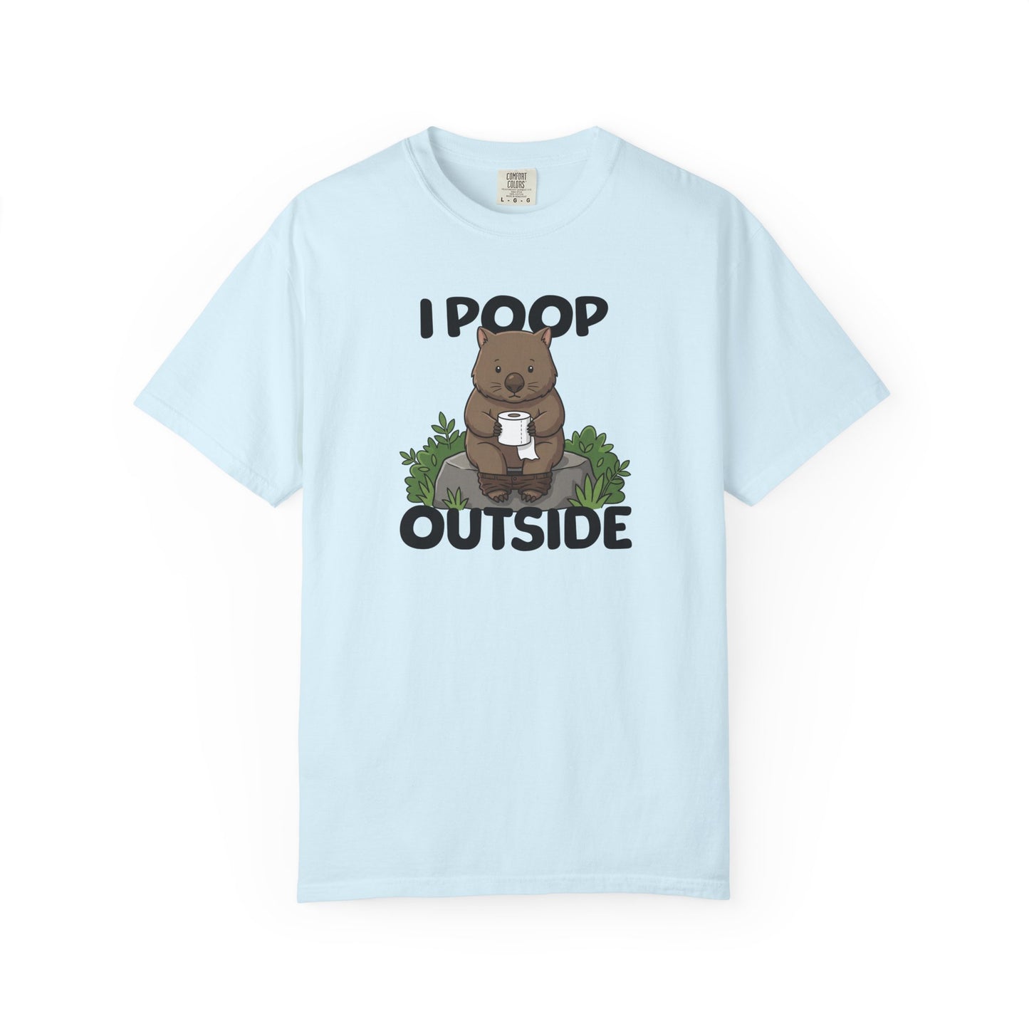 I Poop Outside Wombat Shirt, Funny Wombat T Shirt, Comfort Colors Camping Tee, Australian Wildlife Shirt, Outdoor Humor Gift