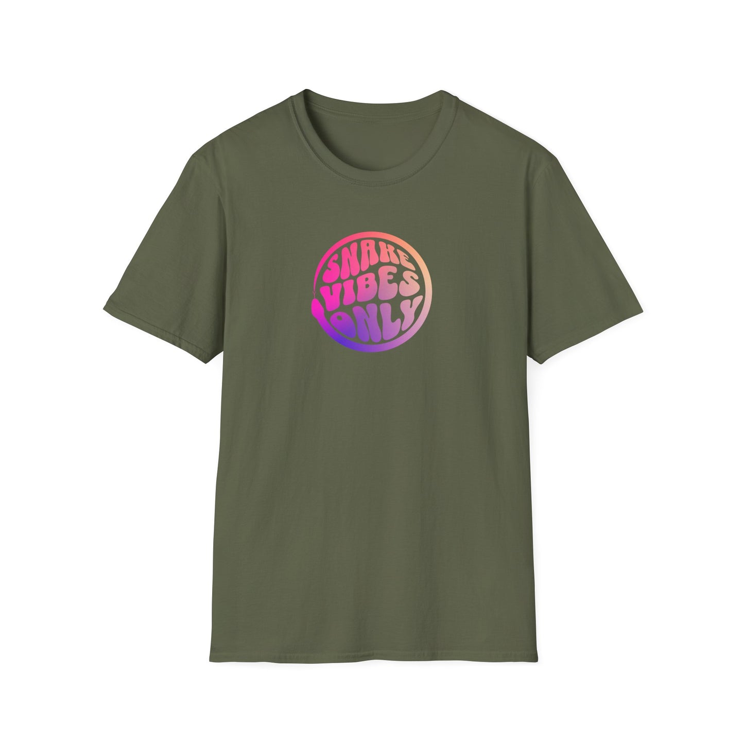 Snake Vibes Only T-Shirt, Snake Lover Shirt, Reptile Graphic Tee, Herpetology Shirt, Serpent Lover Gift, Retro Animal Tee