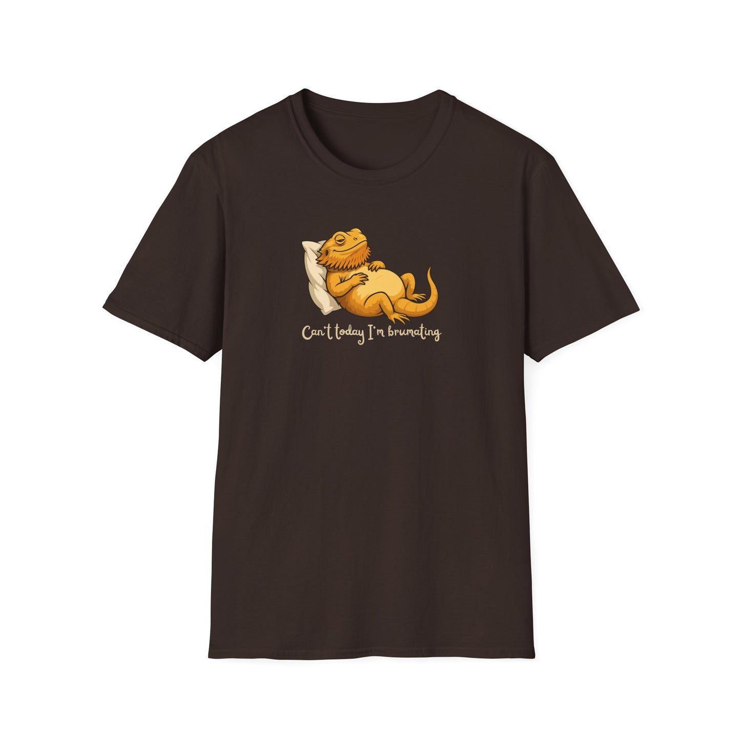Can’t Today I’m Brumating Bearded Dragon T-Shirt, Funny Beardie Tee, Reptile Lover Shirt, Lazy Lizard Shirt, Herpetology Gift, Bearded Dragon Gift