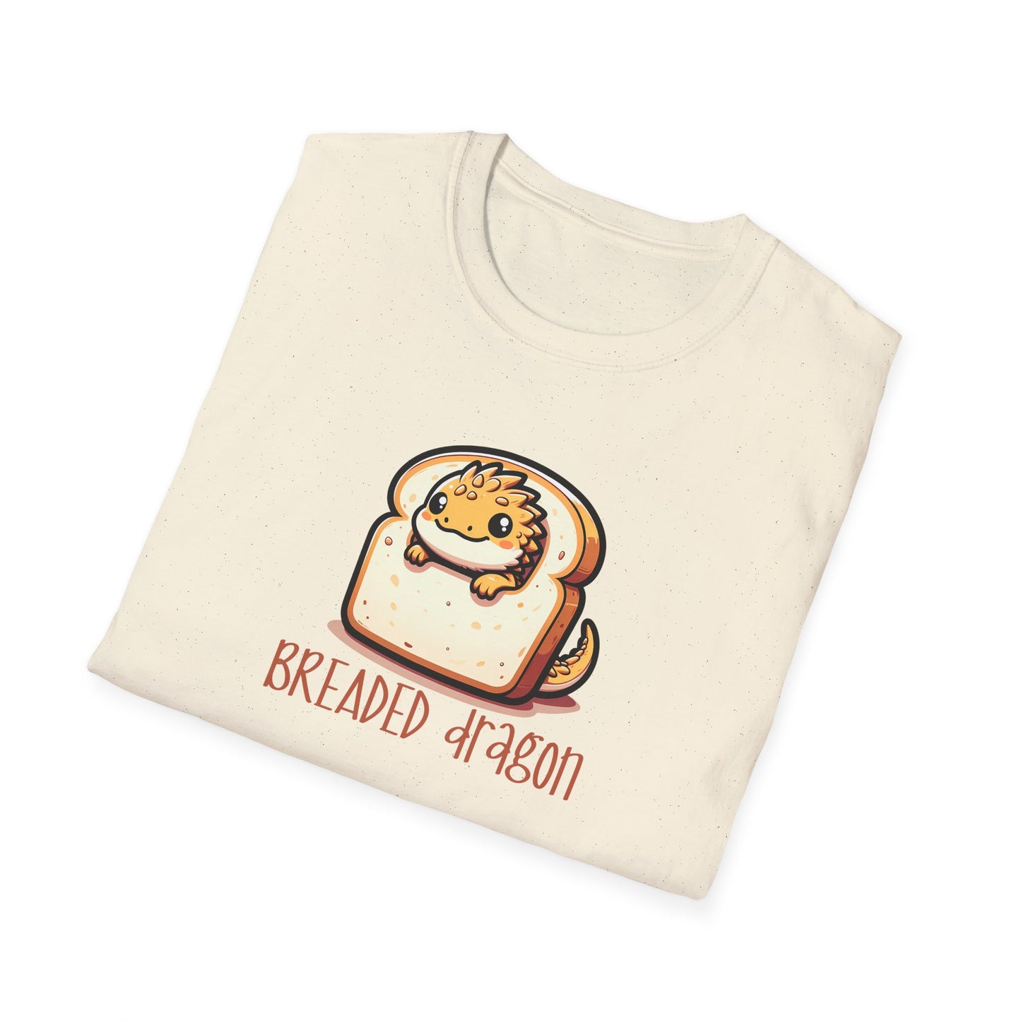 Breaded Dragon T-Shirt, Bearded Dragon Pun Shirt, Cute Reptile Lover Tee, Lizard Gift, Beardie Mom Dad Shirt, Food Pun Graphic Tee