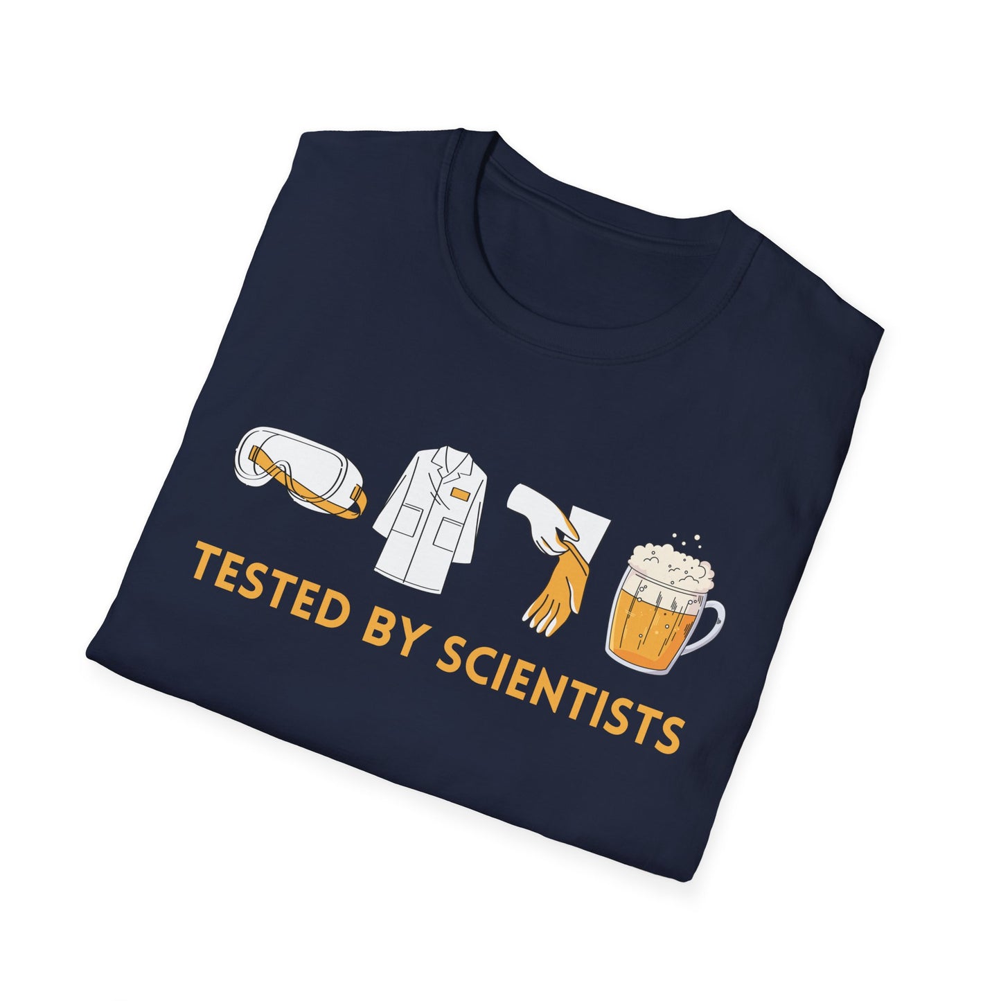 Tested by Scientists T-Shirt – Beer Funny Science Drinking Tee