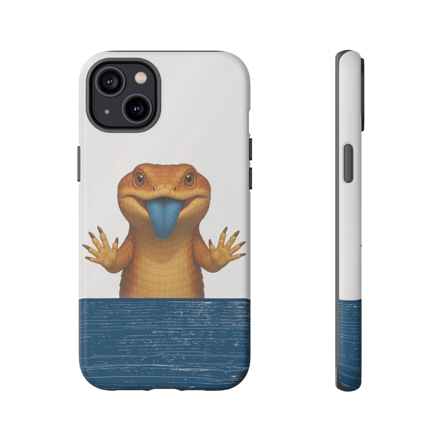 Blue-tongued Lizard iPhone Case – Glass Surfer Australian Wildlife Design