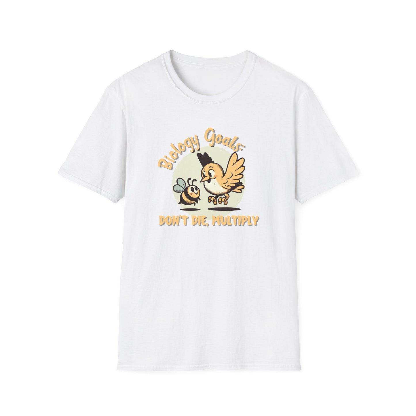 Biology Goals T-Shirt, Don’t Die Multiply Shirt, Biology Teacher Tee, Science Student Gift, Bird And Bee Shirt, Evolution Graphic Tee