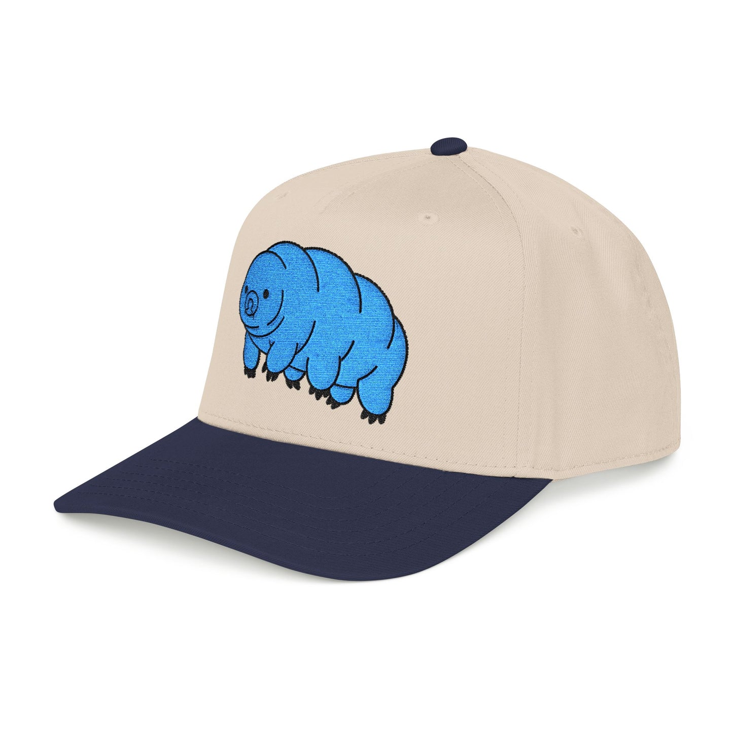 Tardigrade Embroidered Mid Profile Baseball Cap, Water Bear Hat, Science Nerd Cap, Biology Gift, Cute Microbiology Hat, Embroidered Dad Cap