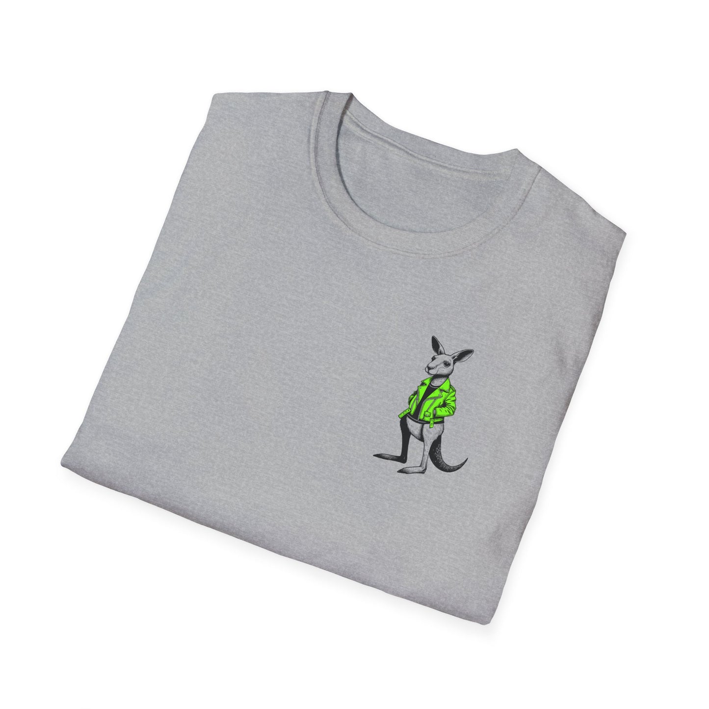 Kangaroo T-Shirt, Aussie Kangaroo Shirt, Minimal Pocket Print Tee, Australian Wildlife Shirt, Funny Roo Gift, Australia Animal Tee