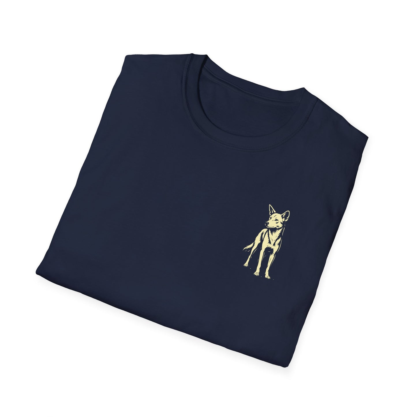 Dingo T-Shirt Minimal Australian Wildlife Tee, Aussie Dingo Shirt, Native Animal Tee Australia, Outback Shirt, Simple Animal Design