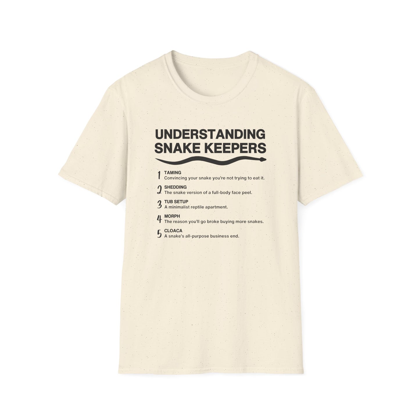Understanding Snake Keepers T-Shirt, Snake Lover Shirt, Reptile Keeper Tee, Herpetology Gift, Snake Mom Dad Shirt, Exotic Pet Owner Tee