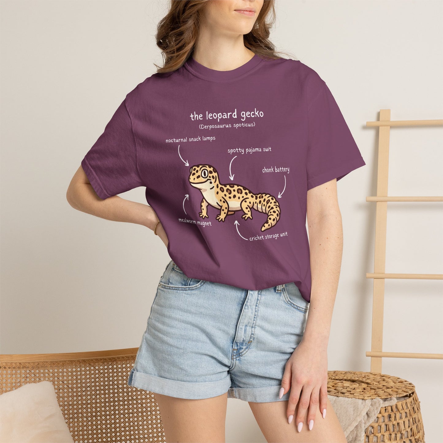 Anatomy of a Leopard Gecko Shirt, Comfort Colors Gecko Tee, Funny Reptile T Shirt, Leopard Gecko Gift, Herpetology Shirt, Lizard Lover Tee