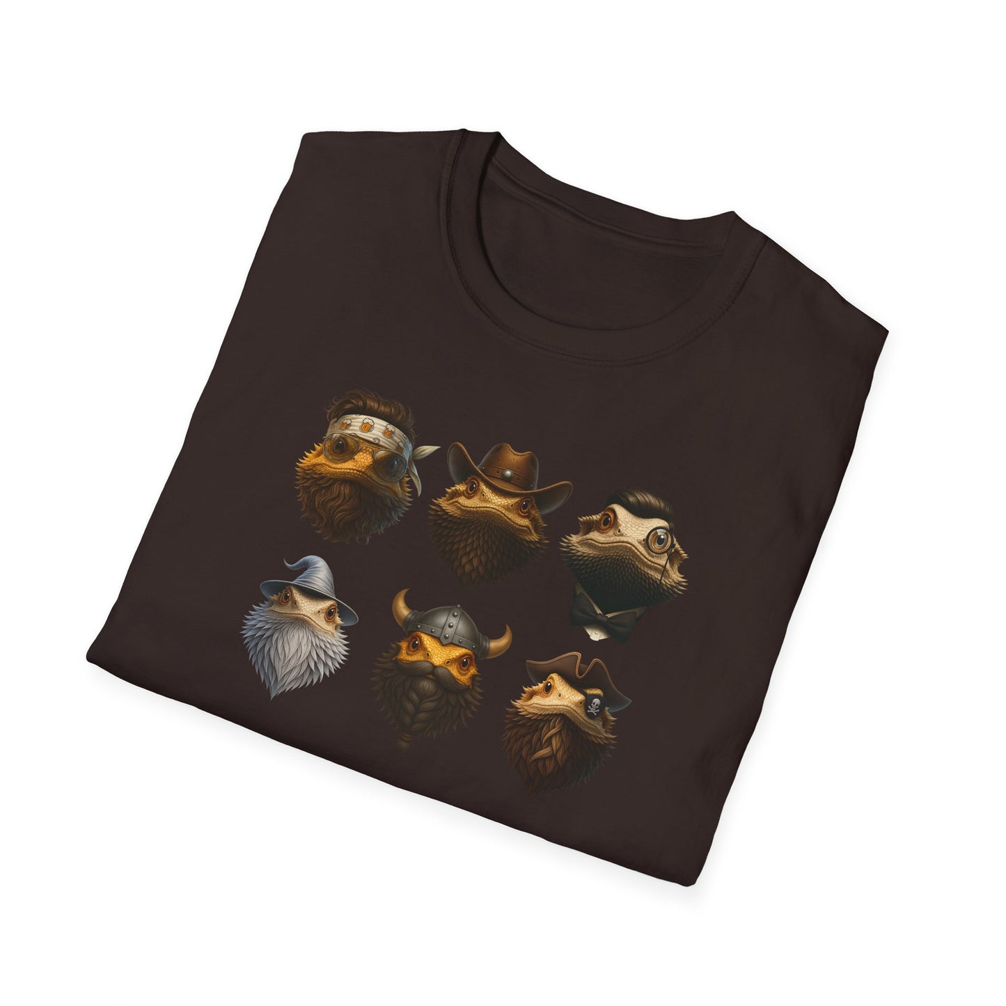 Bearded Dragon T-Shirt History’s Greatest Beards Funny Reptile Shirt, Viking Wizard Pirate Beard Tee, Aussie Lizard Gift