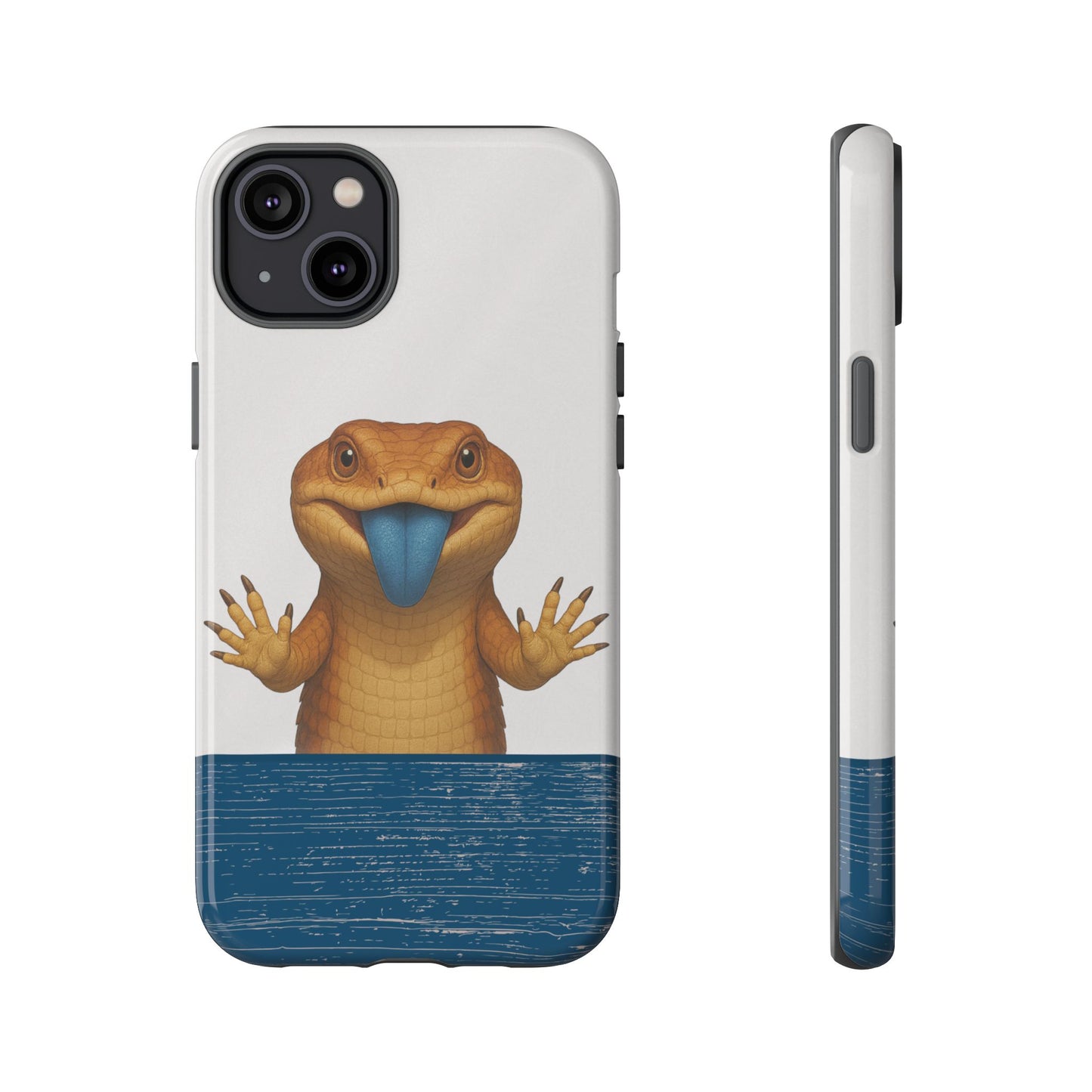 Blue-tongued Lizard iPhone Case – Glass Surfer Australian Wildlife Design