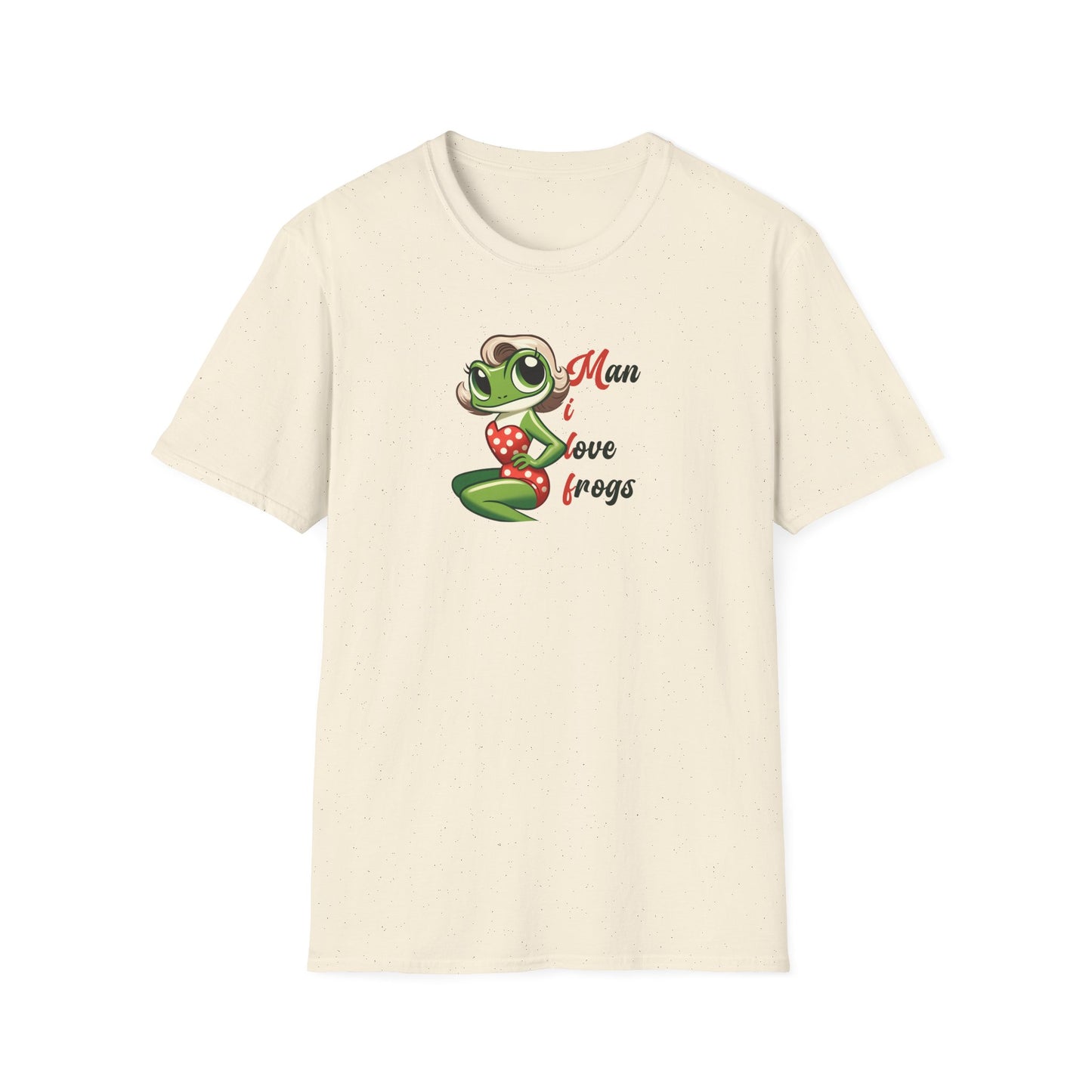 Man I Love Frogs T-Shirt, Funny Frog Shirt, Cute Frog Tee, Frog Lover Gift, Vintage Style Frog Shirt, Funny Animal Tee