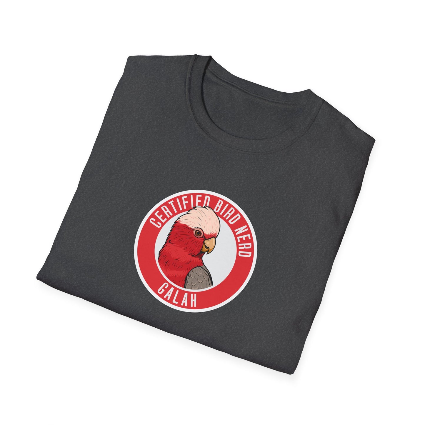 Galah T-Shirt, Certified Bird Nerd Shirt, Australian Bird Tee, Pink Cockatoo Shirt, Birdwatching Gift, Wildlife Lover Tee
