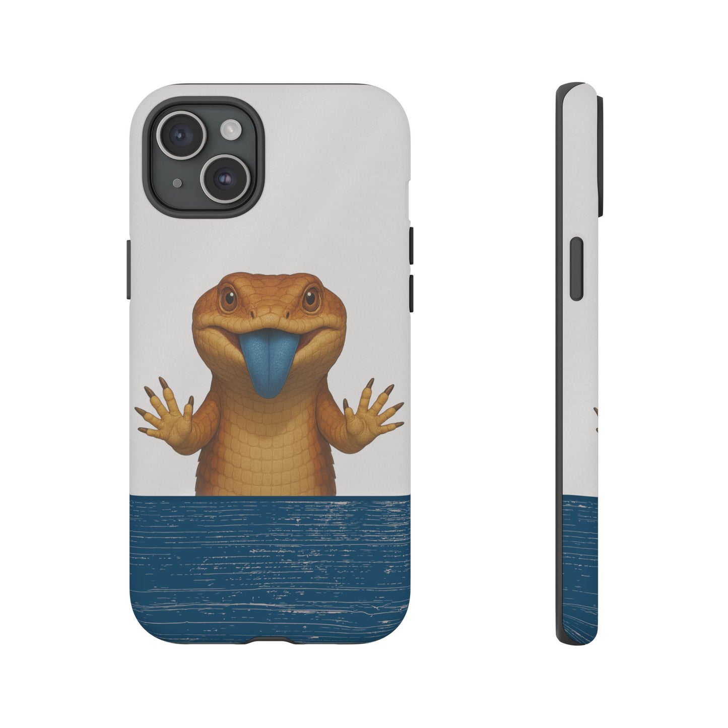 Blue-tongued Lizard iPhone Case – Glass Surfer Australian Wildlife Design