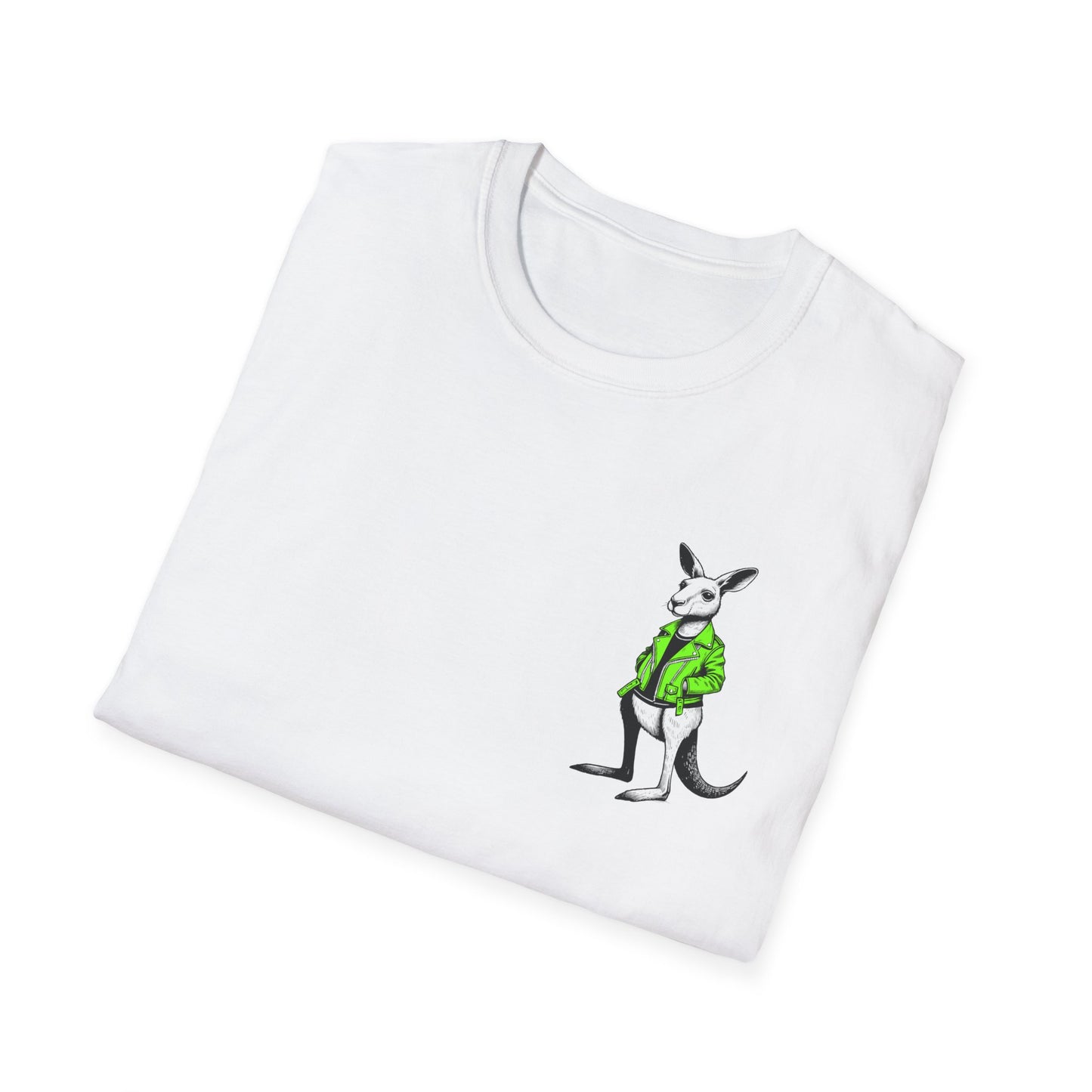 Kangaroo T-Shirt – Cool Kangaroo Wearing a Jacket Funny Australian Wildlife Tee