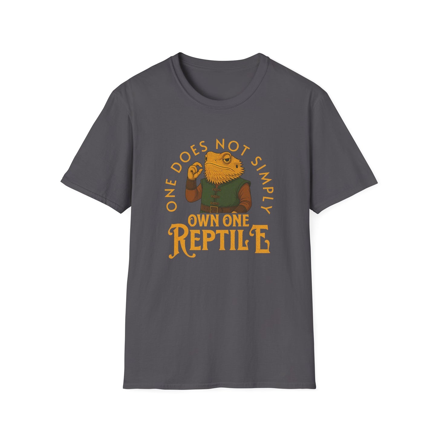 One Does Not Simply Own One Reptile T-Shirt – Funny Reptile Lover, Lizard, Snake & Herpetology Gift Tee